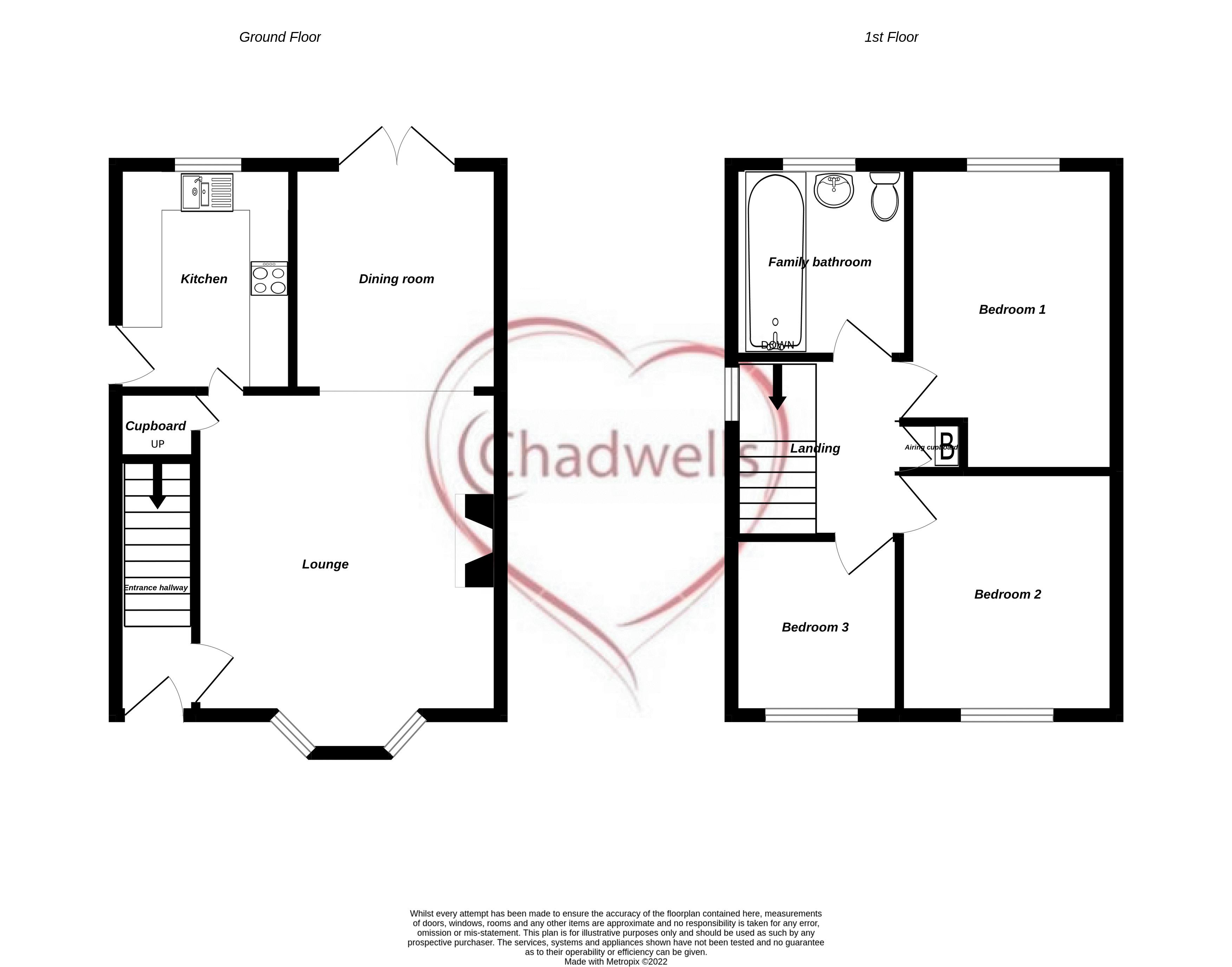 3 bed house to rent in Walesby Lane, New Ollerton, NG22 - Property Floorplan
