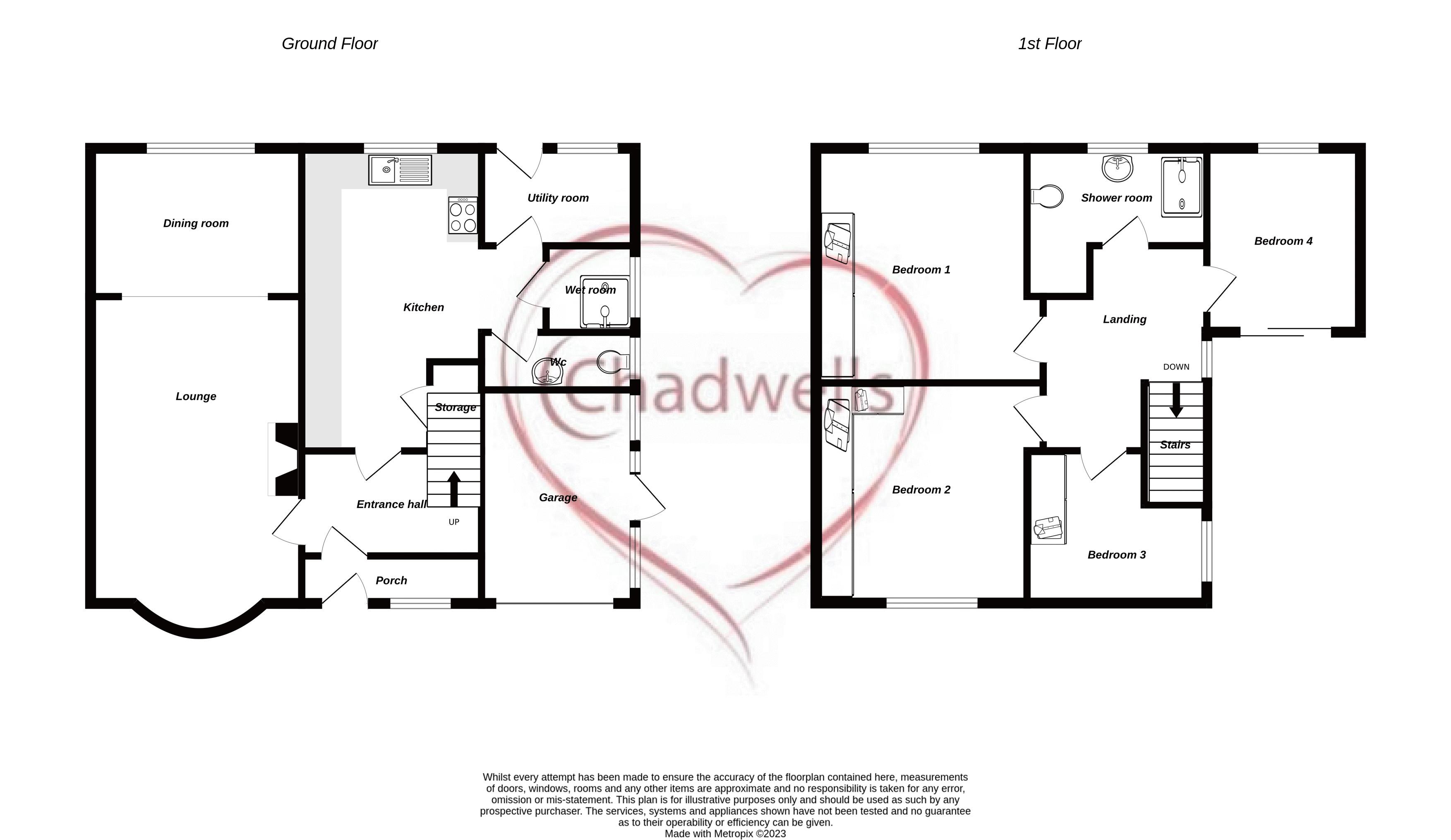 4 bed house for sale in Linton Drive, Boughton, NG22 - Property Floorplan