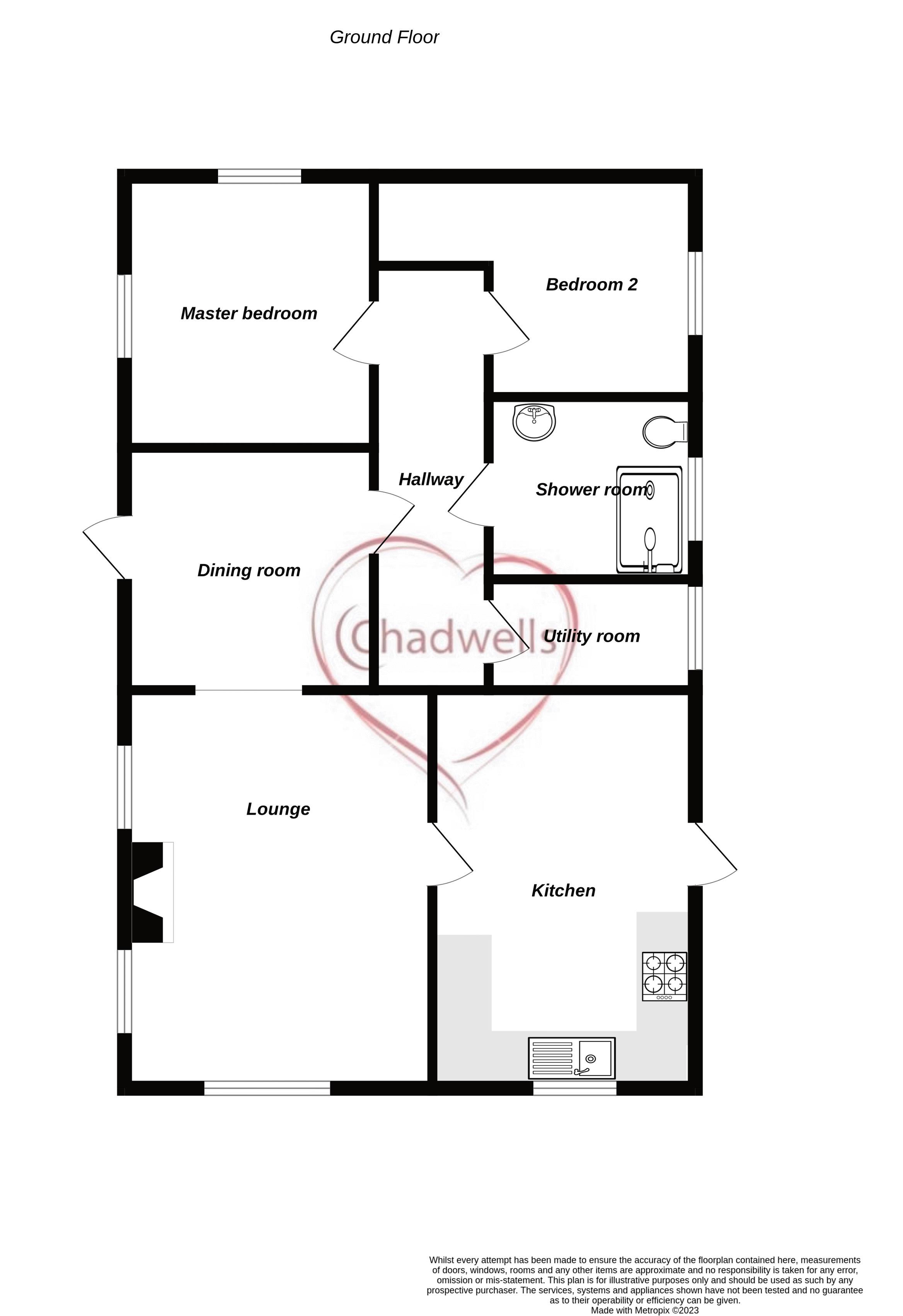 2 bed bungalow for sale in Sherwood Park, Walesby, NG22 - Property Floorplan