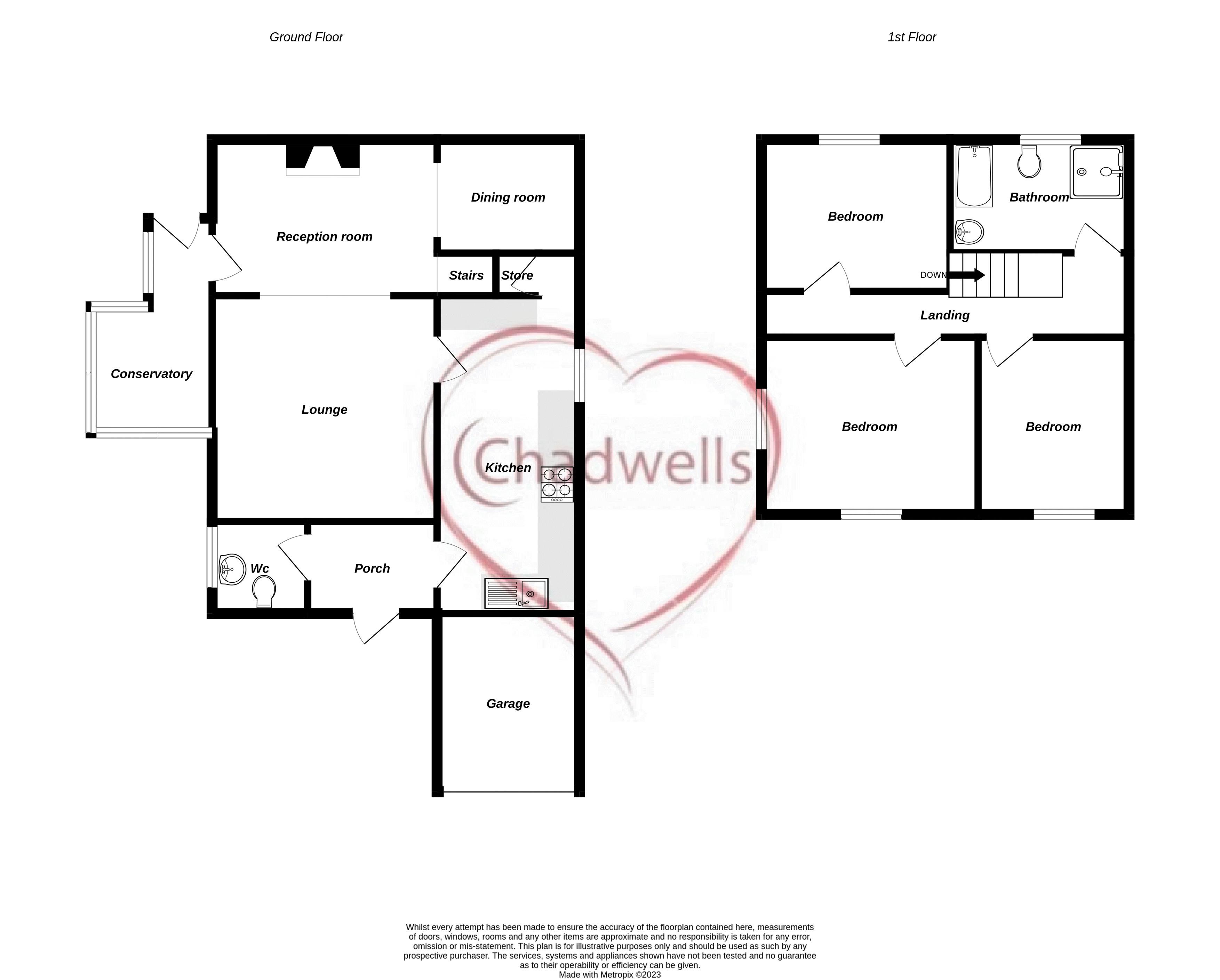 3 bed house for sale in East Lane, Mansfield, NG21 - Property Floorplan