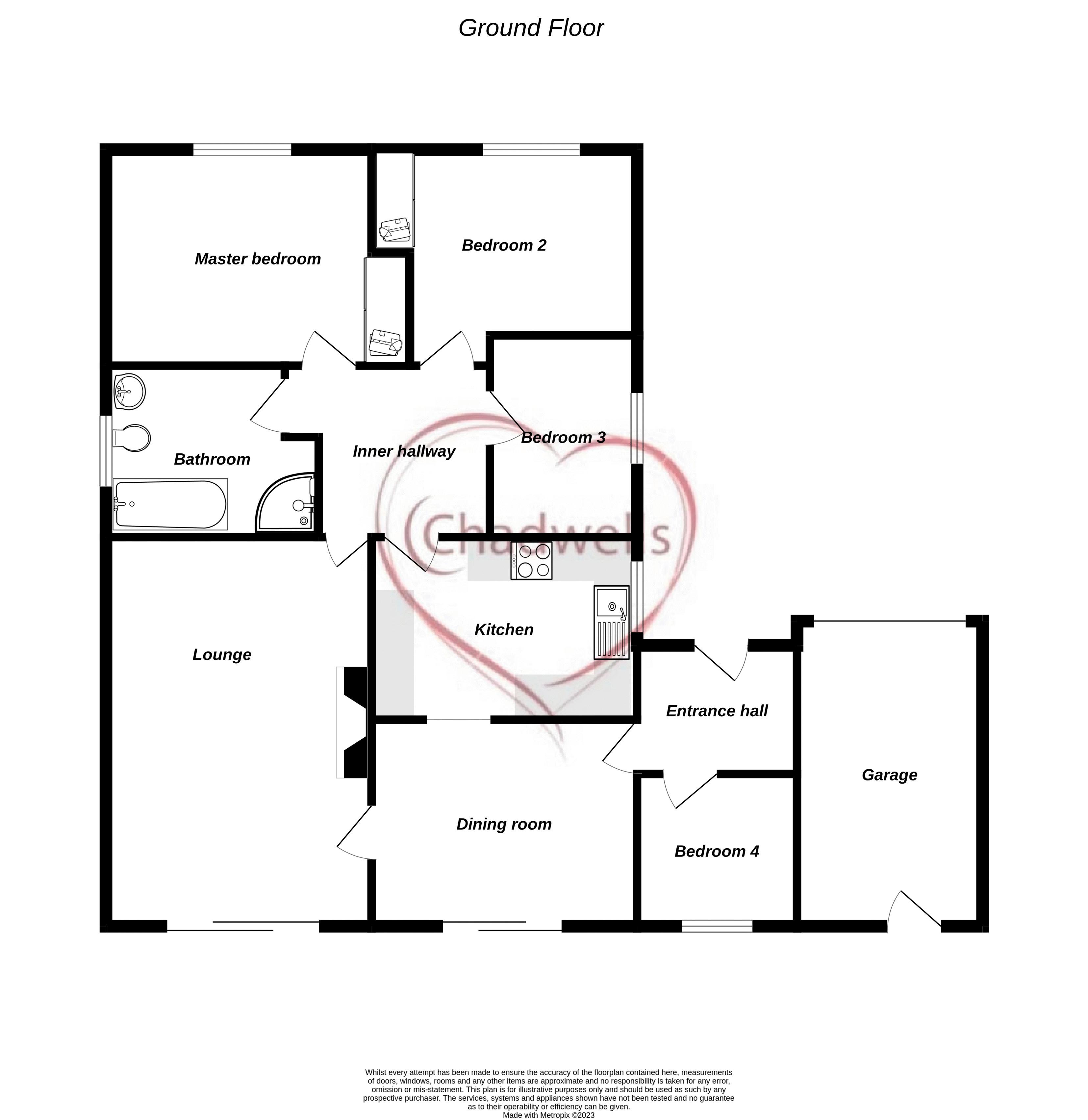 4 bed bungalow for sale in Wellow Road, Ollerton, NG22 - Property Floorplan