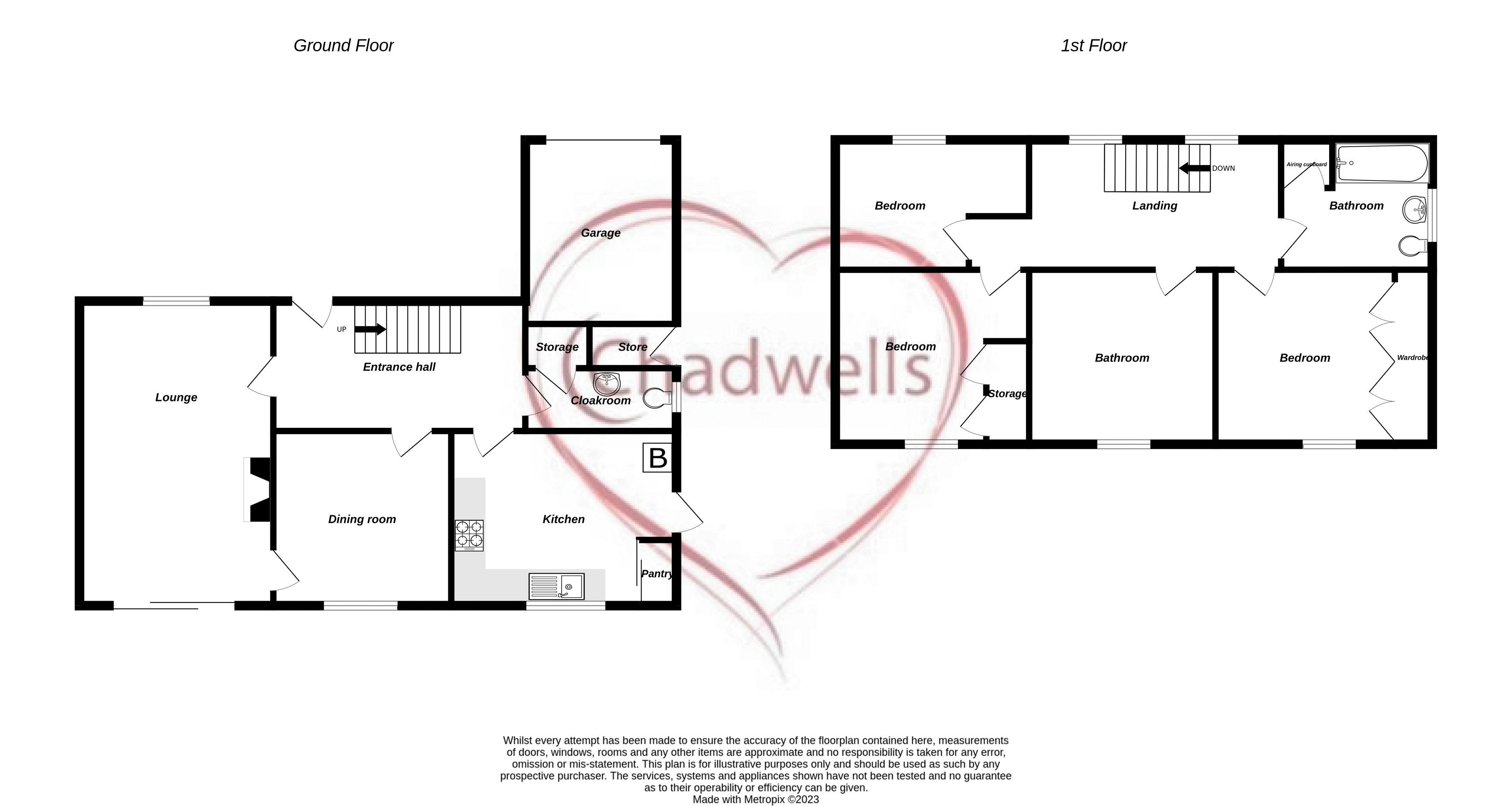4 bed house for sale in Cornwall Drive, Ollerton, NG22 - Property Floorplan