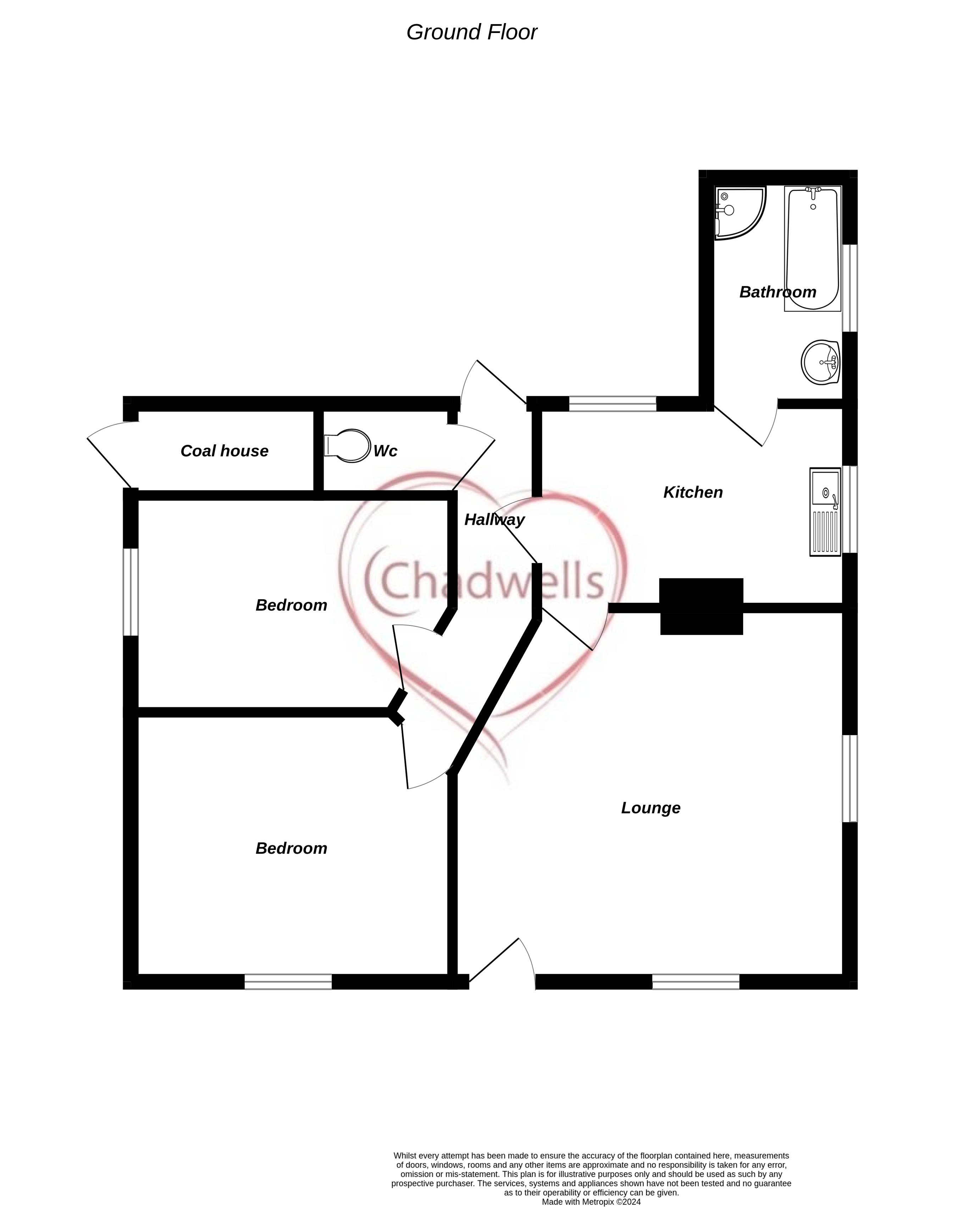 2 bed bungalow for sale in Newark Road, Tuxford, NG22 - Property Floorplan