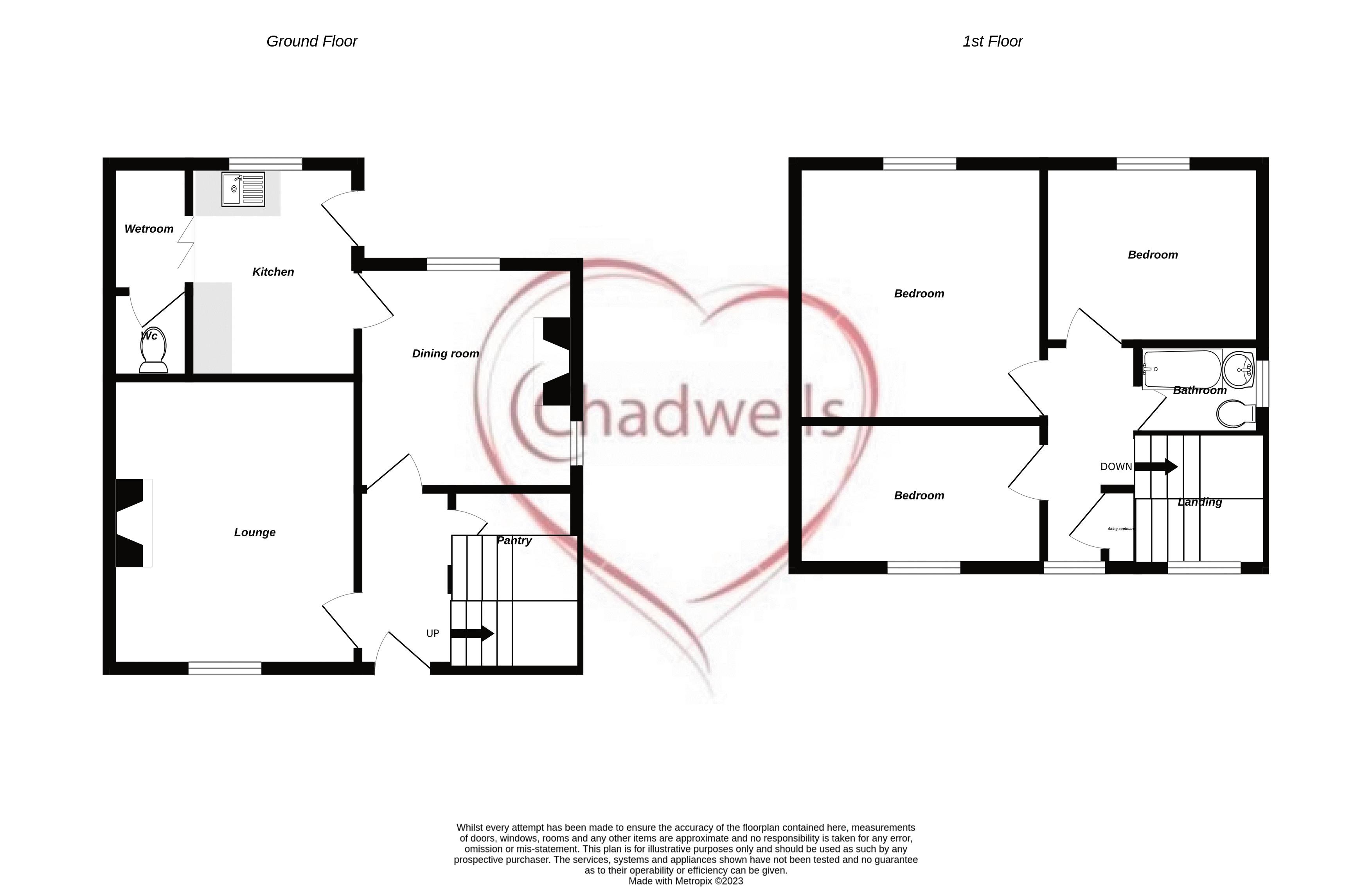 3 bed house for sale in Forest Road, Ollerton , NG22 - Property Floorplan
