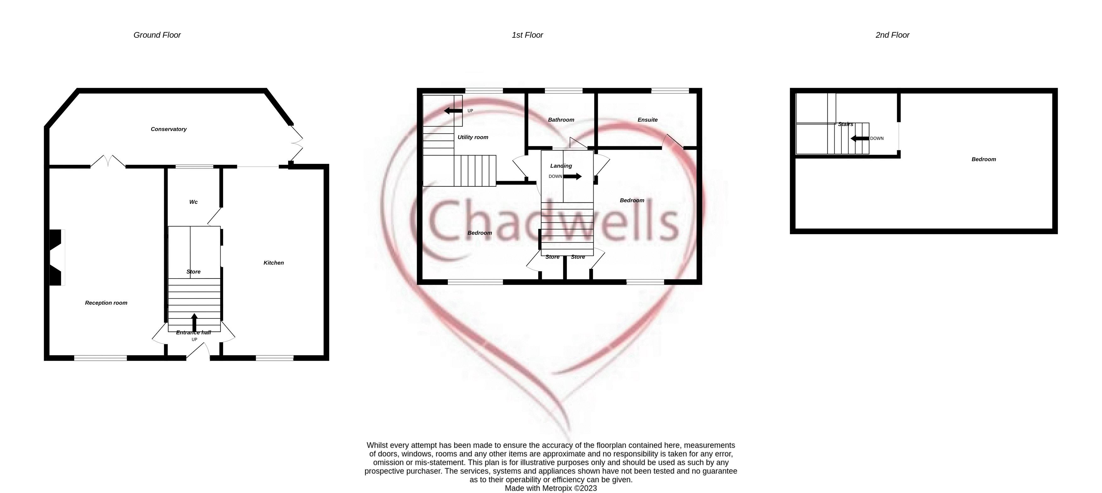 3 bed house for sale in Fourth Avenue, Edwinstowe, NG21 - Property Floorplan