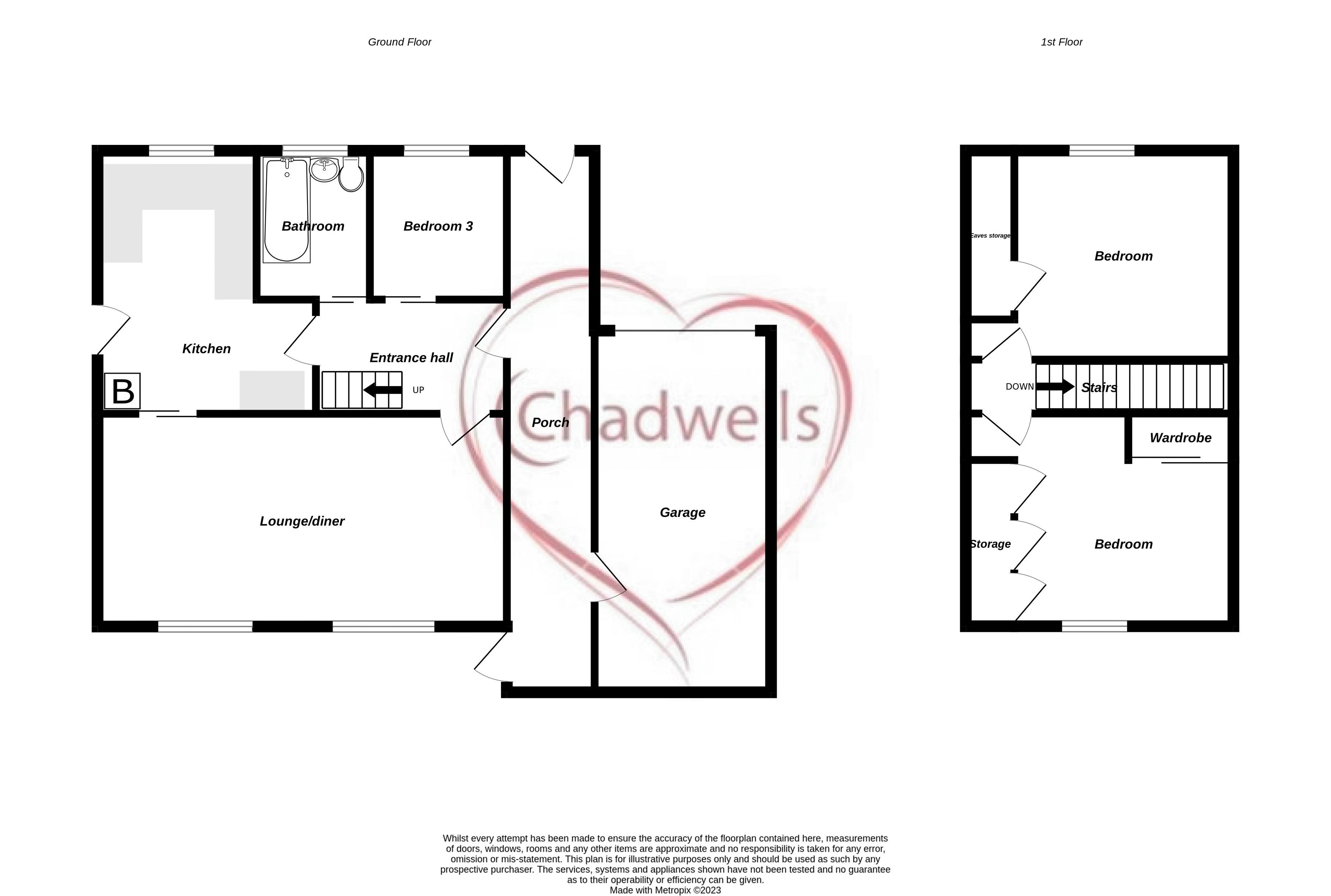 3 bed house for sale in D'ayncourt Walk, Farnsfield, NG22 - Property Floorplan