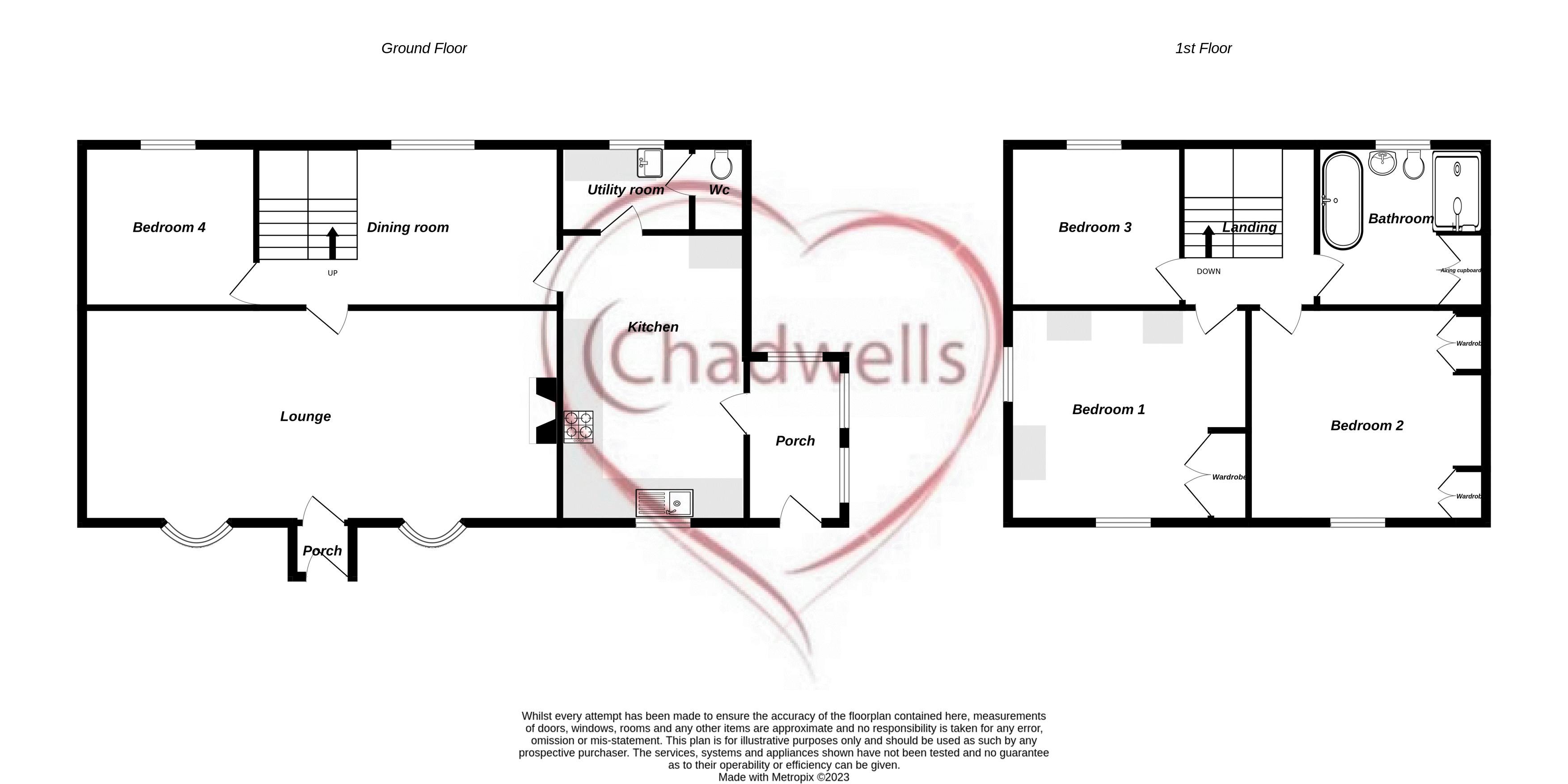 4 bed house for sale in Main Street, Newark, NG22 - Property Floorplan