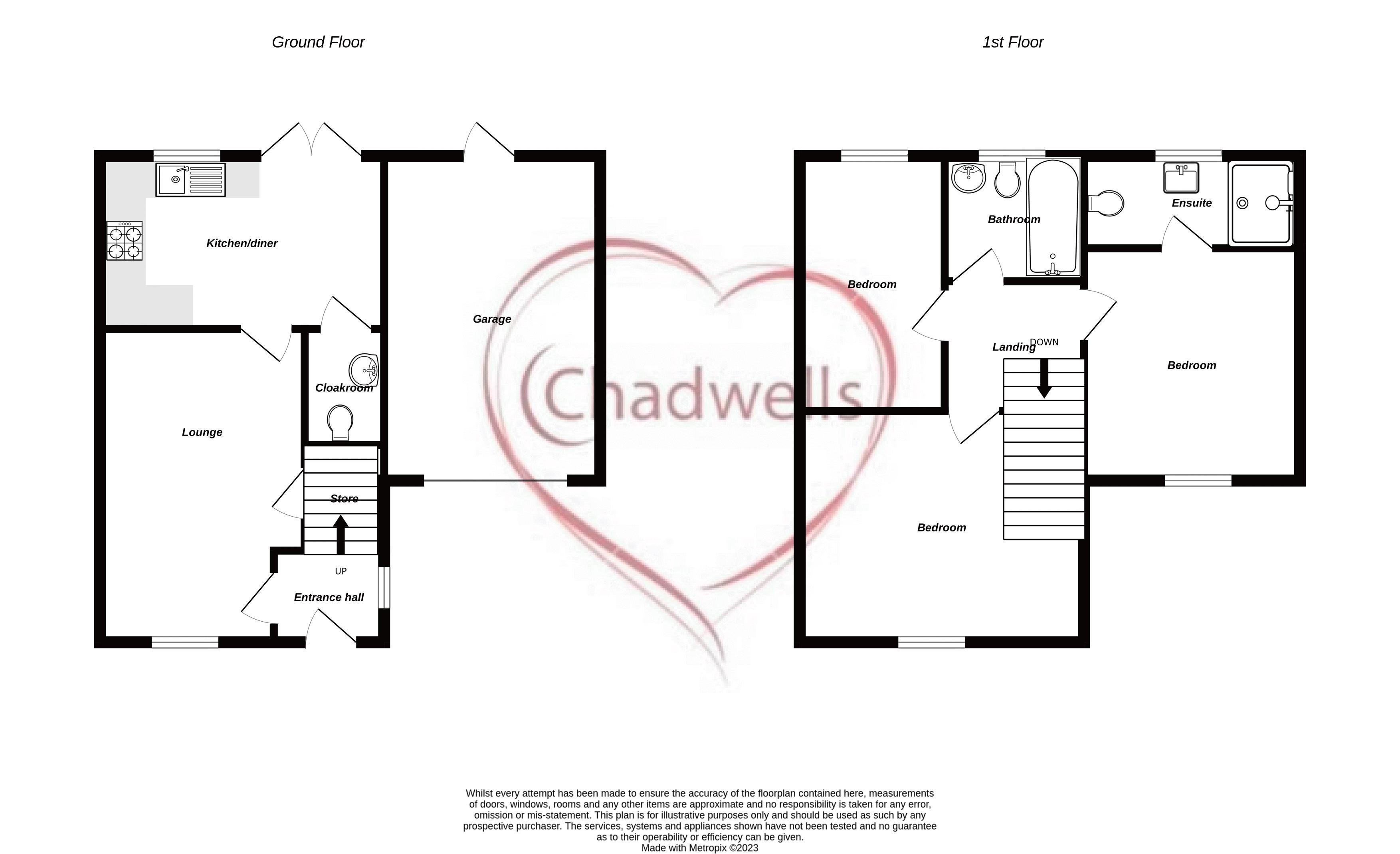 3 bed house for sale in Swan Lane, Ollerton, ng22 - Property Floorplan