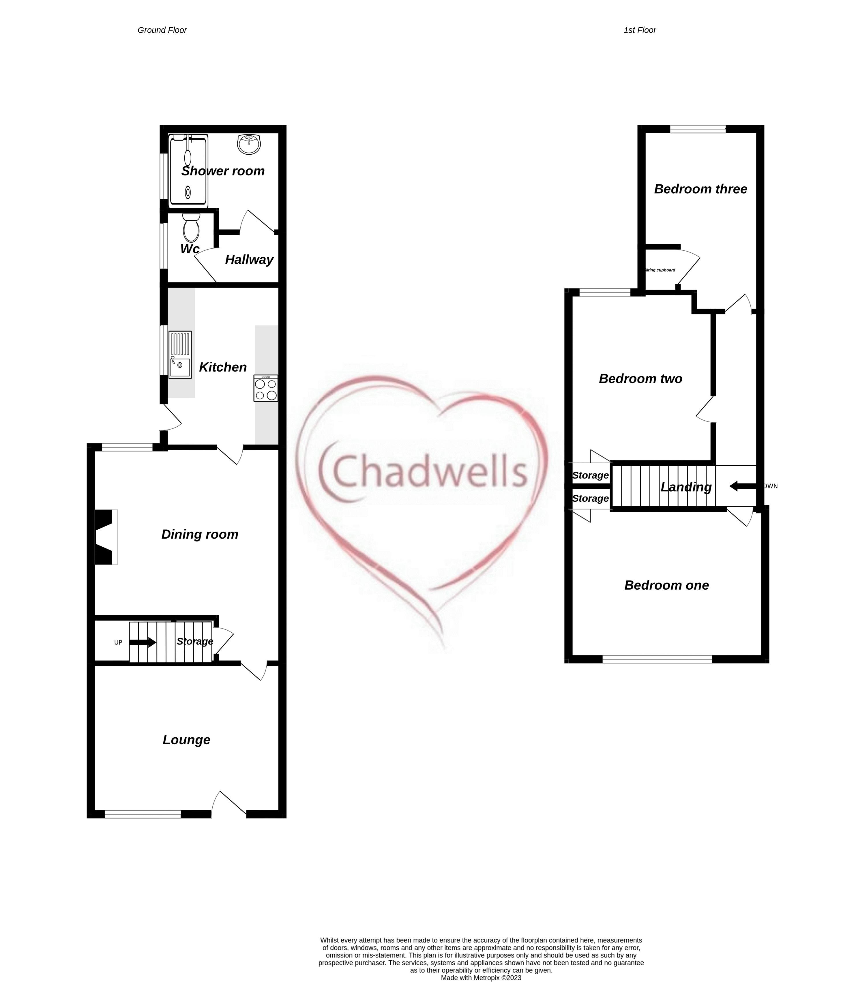 3 bed house for sale in Vickers Street, Warsop, NG20 - Property Floorplan