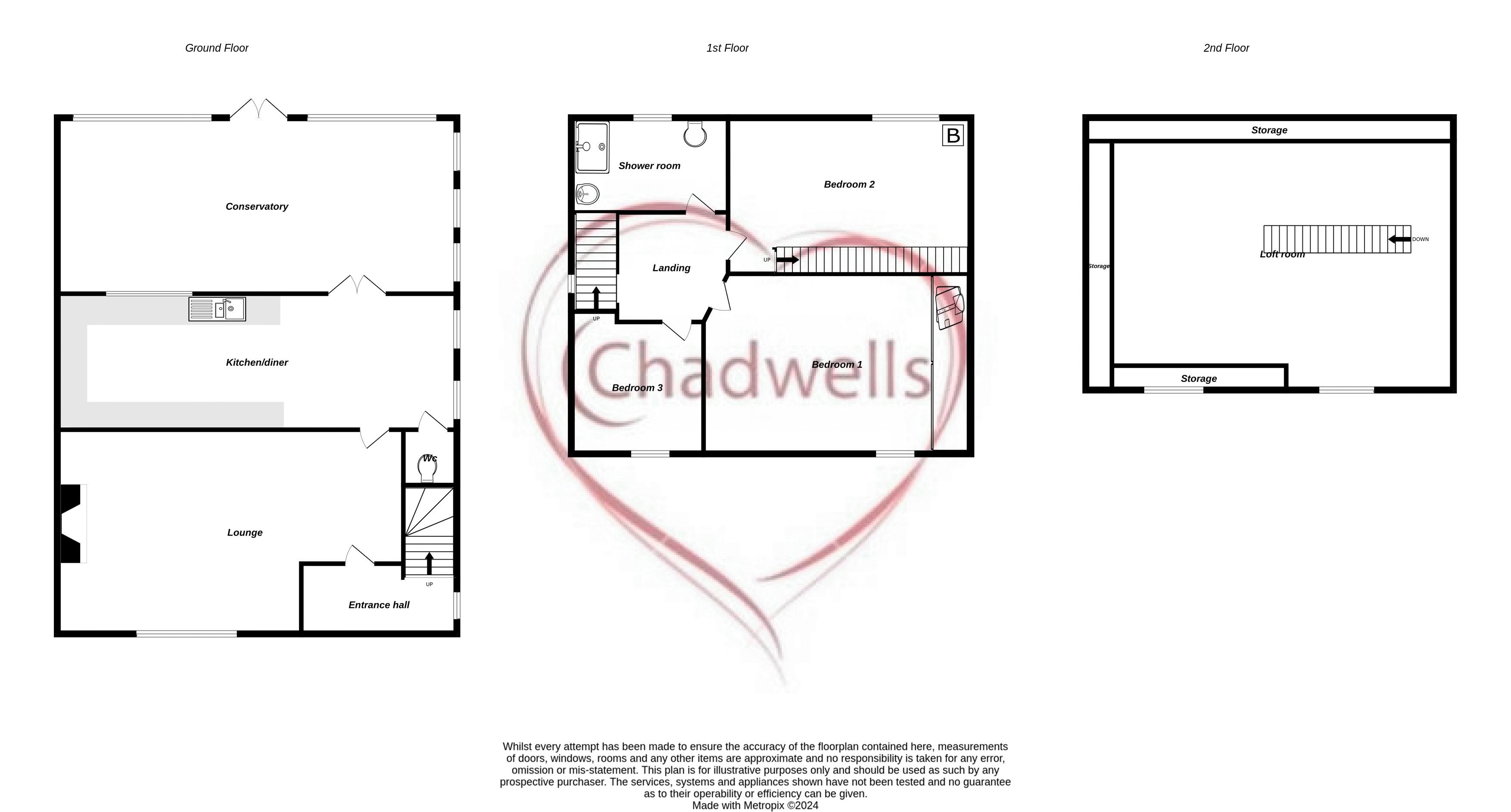 3 bed house for sale in Briar Road, Ollerton, NG22 - Property Floorplan