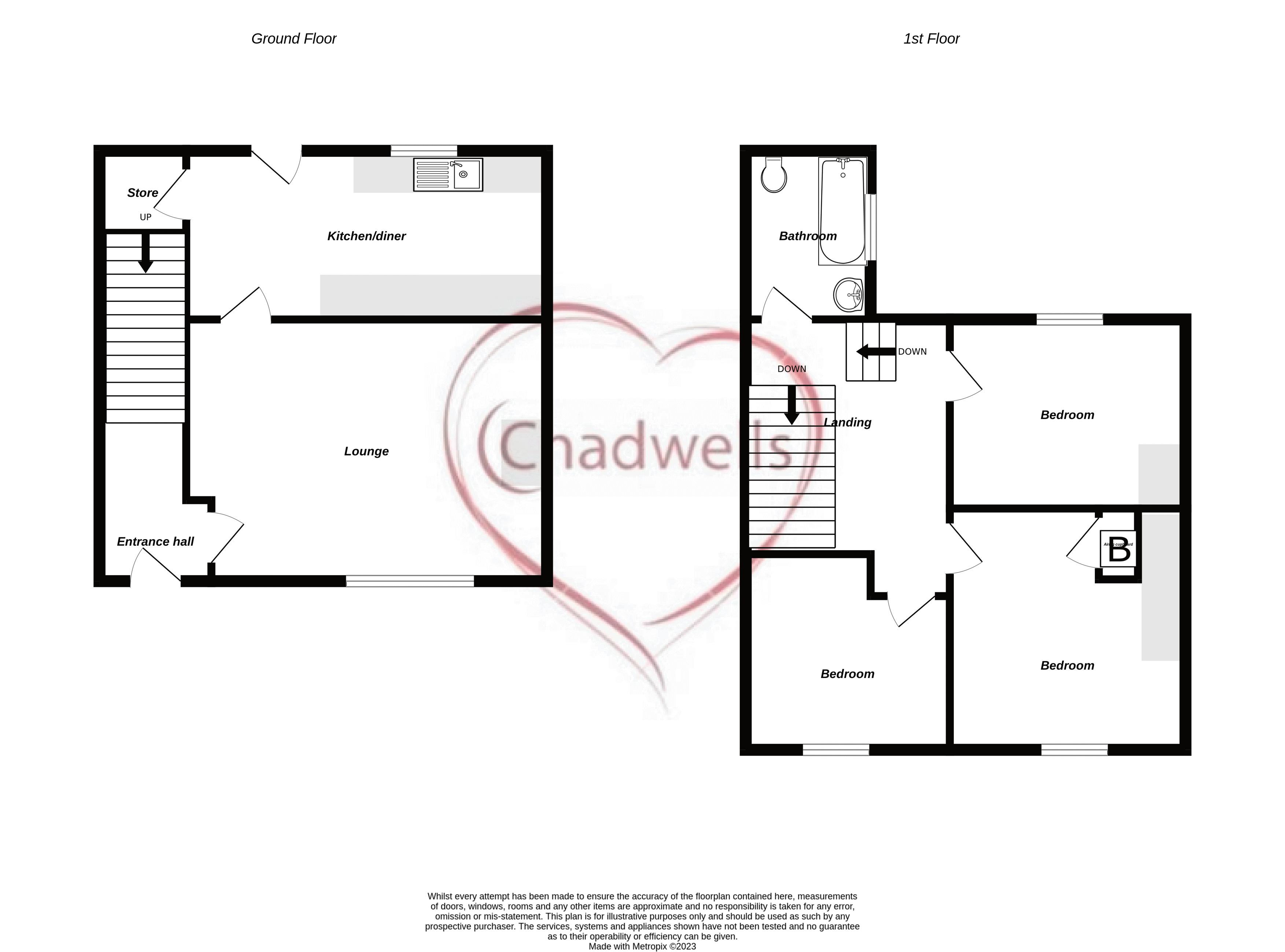 3 bed house to rent in Poplar Street, Ollerton, NG22 - Property Floorplan