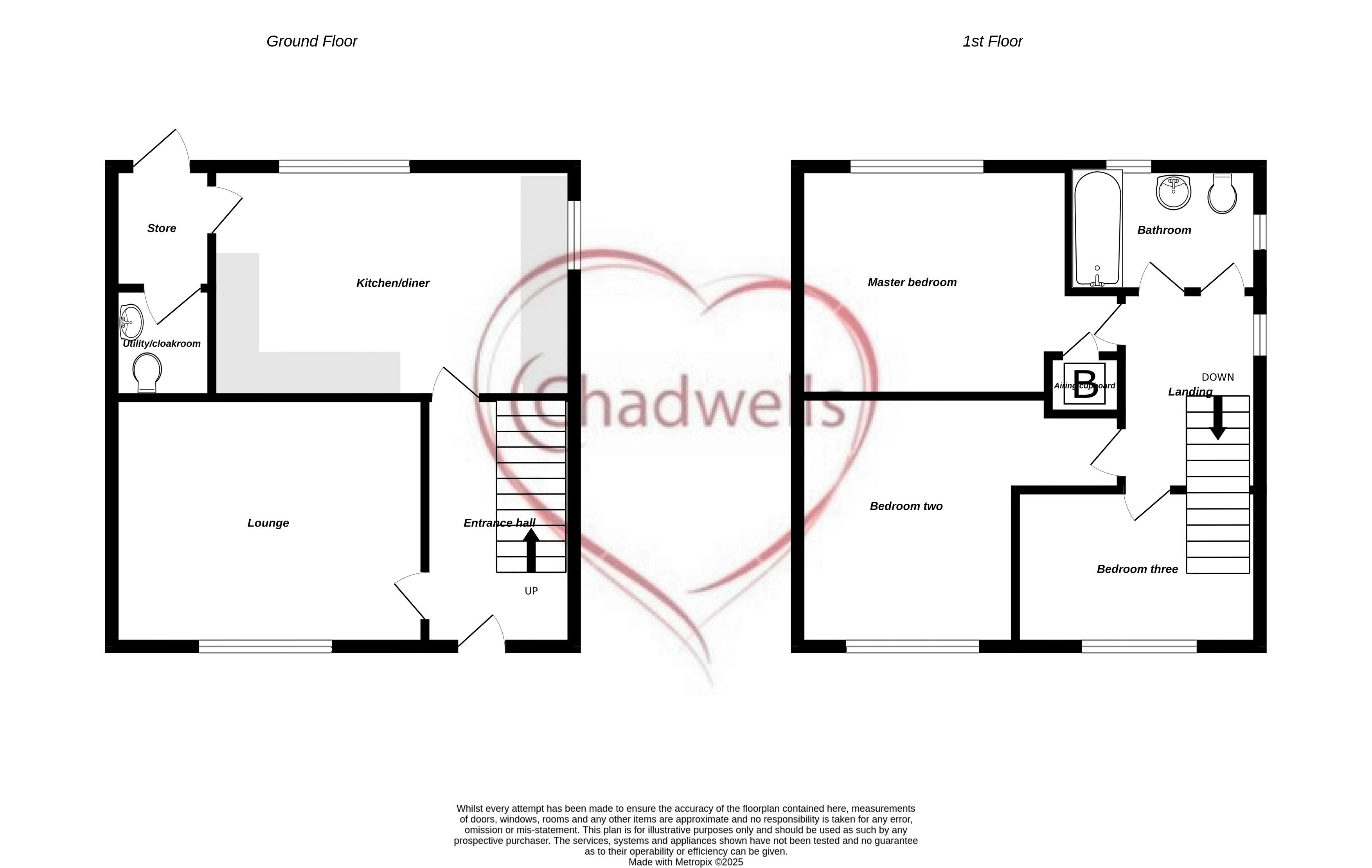 3 bed house for sale in Petersmith Drive, Newark, NG22 - Property Floorplan