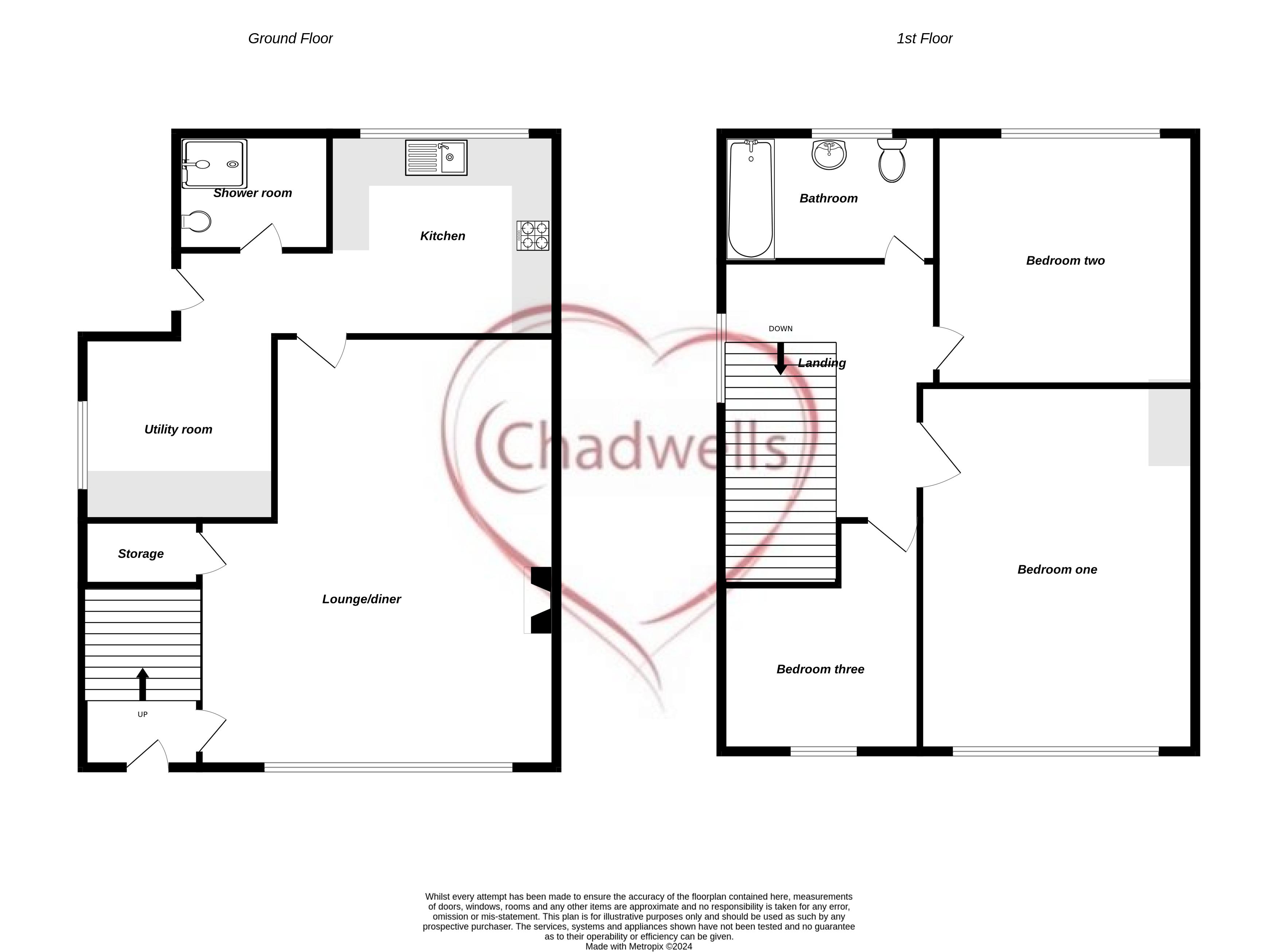 3 bed house for sale in Kennedy Rise, Newark, NG22 - Property Floorplan