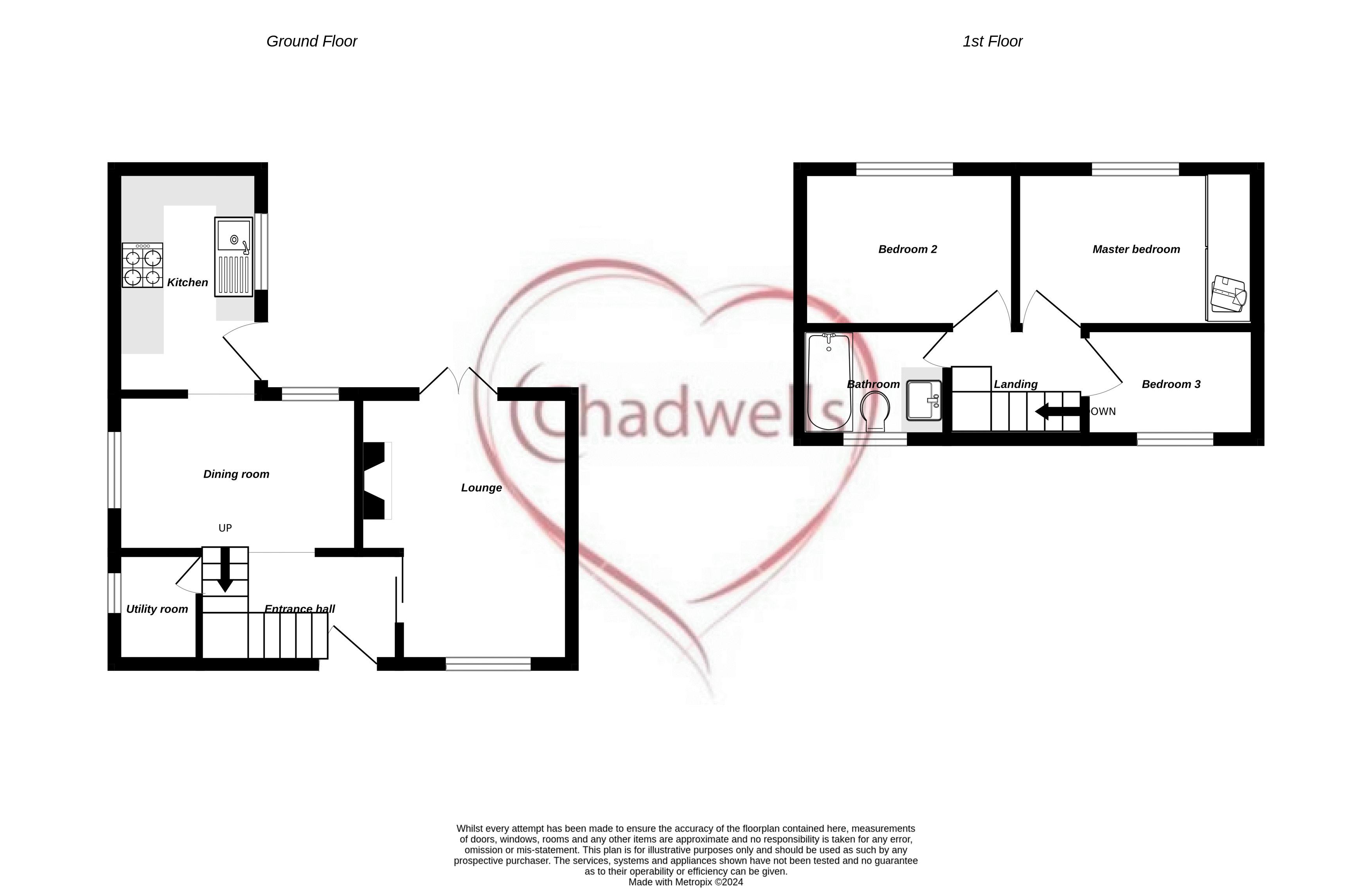 3 bed house for sale in Cinder Lane, Newark, NG22 - Property Floorplan