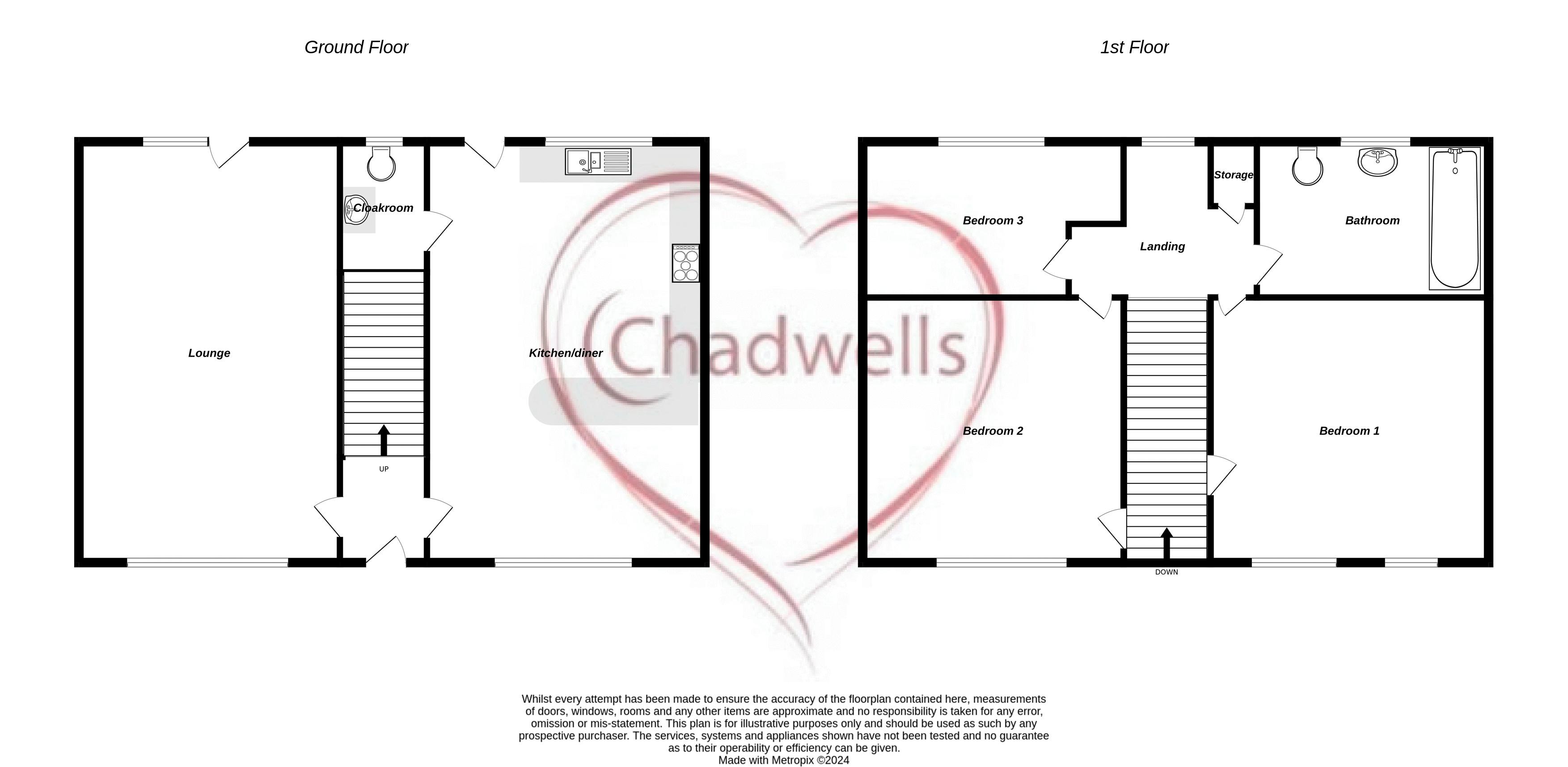 3 bed house for sale in Haynes Close, Tuxford, NG22 - Property Floorplan