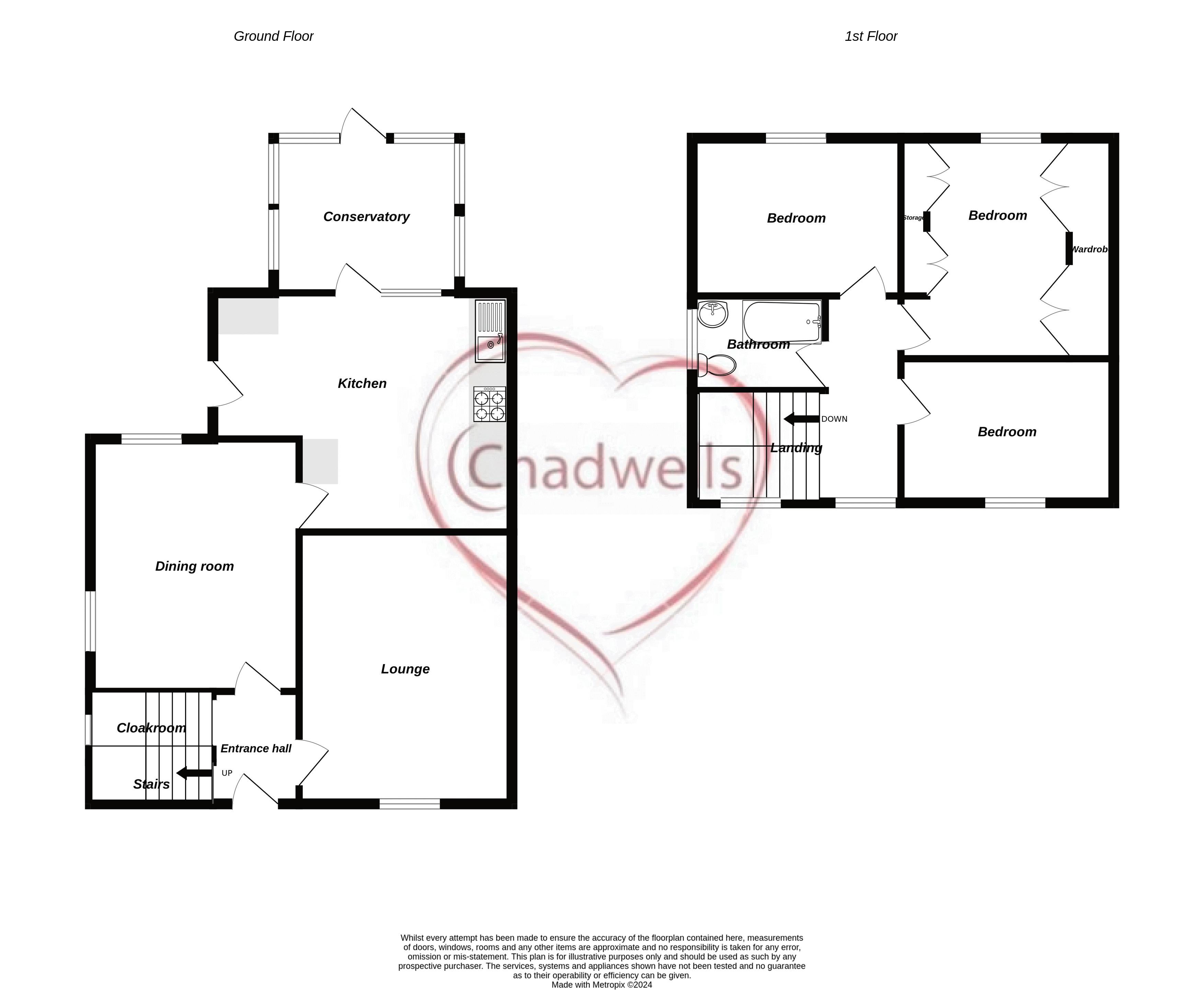 3 bed house for sale in Whinney Lane, Ollerton, NG22 - Property Floorplan