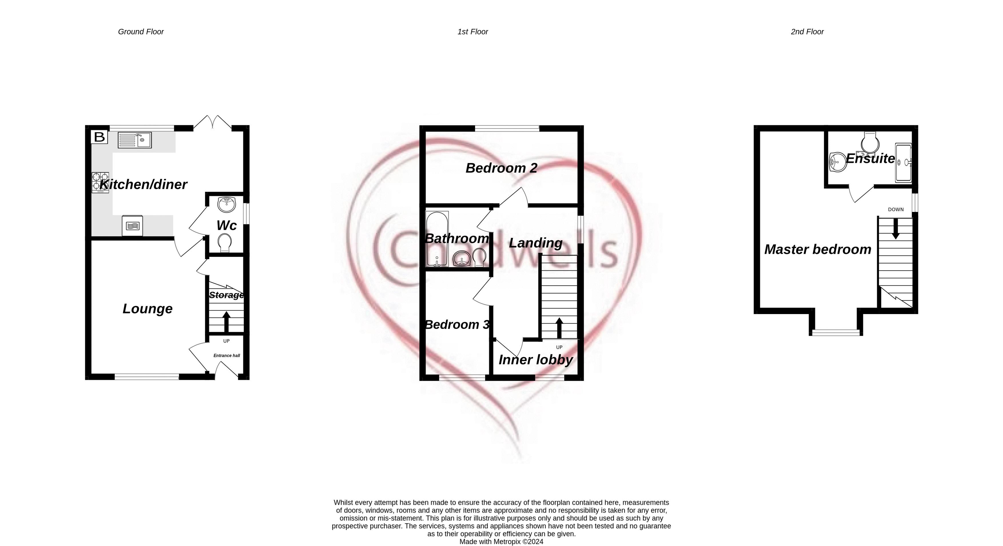 3 bed house for sale in Goodwill Road, Ollerton, NG22 - Property Floorplan