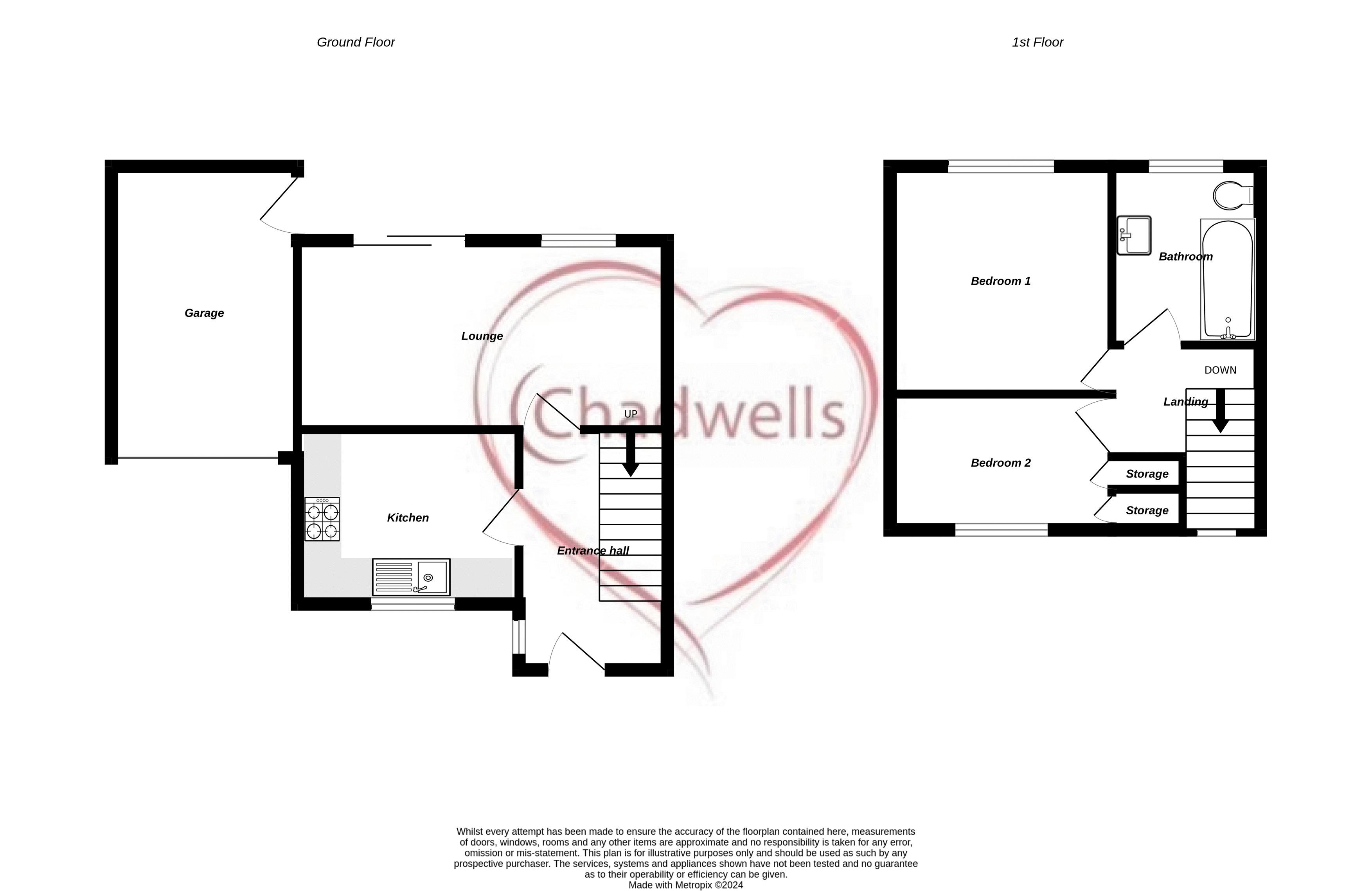 2 bed house to rent in Walesby Lane, Ollerton, NG22 - Property Floorplan