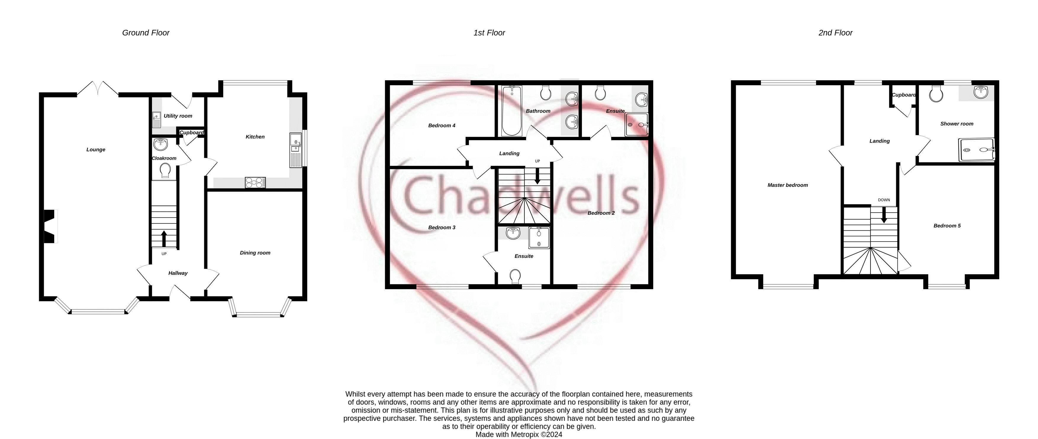 5 bed house for sale in Old School Drive, Edwinstowe, NG21 - Property Floorplan