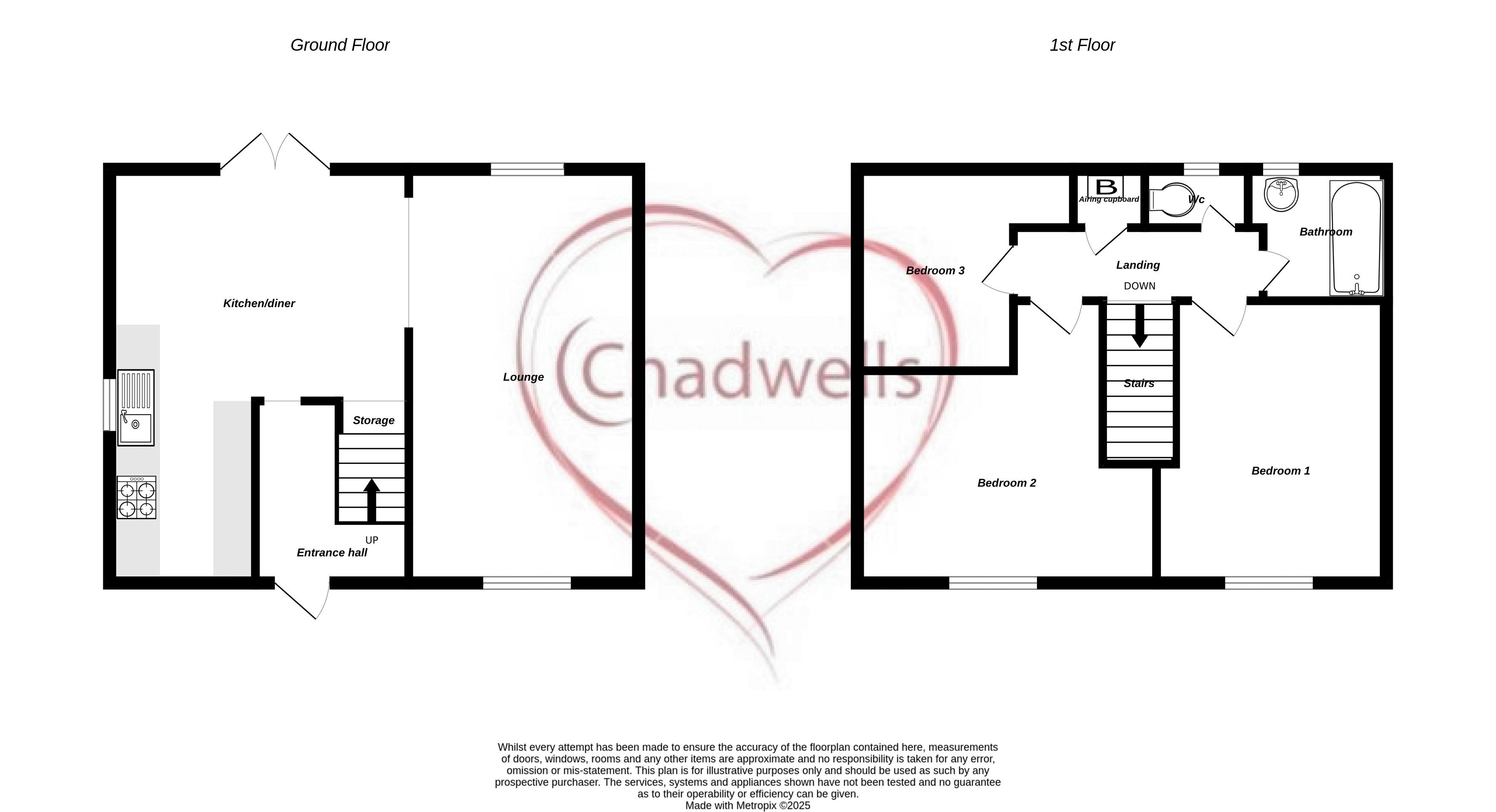 3 bed house for sale in Whitewater Road, Ollerton, NG22 - Property Floorplan
