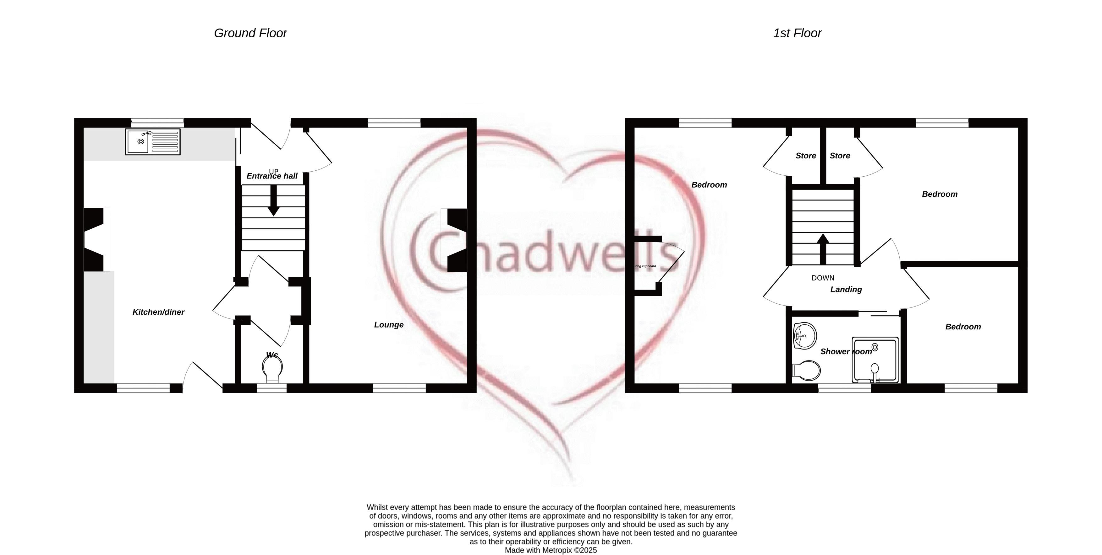 3 bed house for sale in Fourth Avenue, Mansfield, NG21 - Property Floorplan