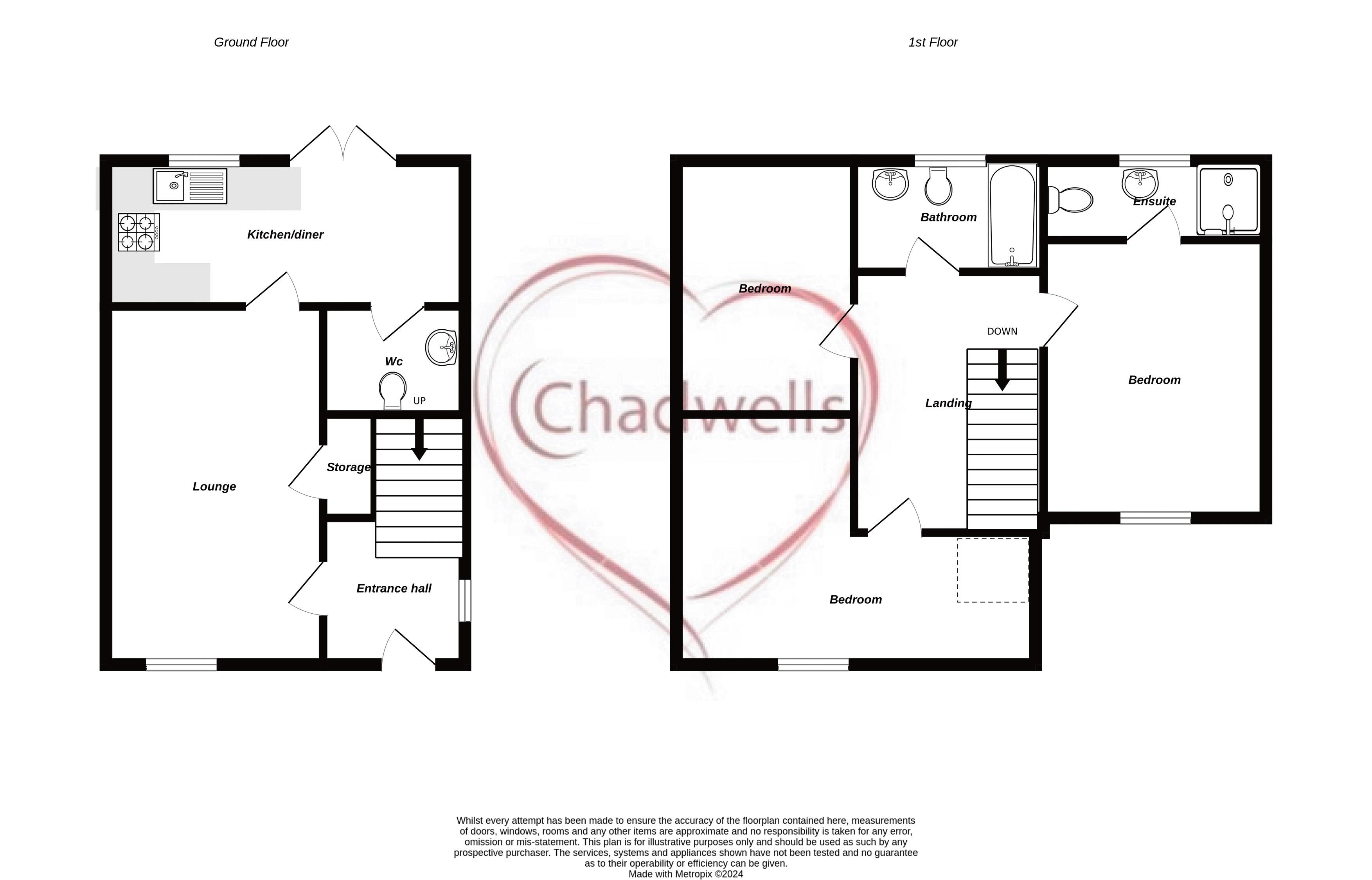 3 bed house to rent in Swan Lane, New Ollerton, NG22 - Property Floorplan