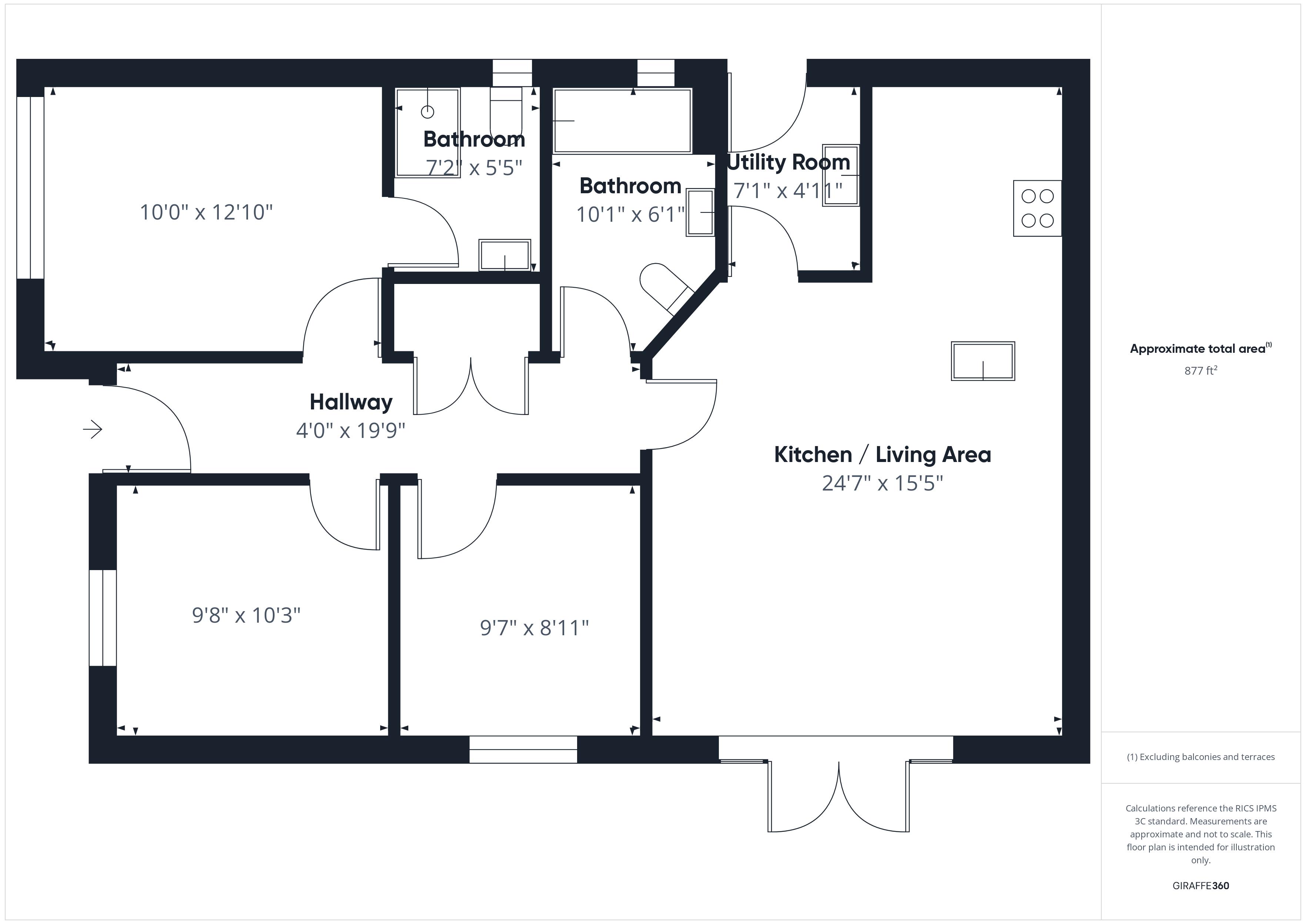 3 bed bungalow for sale in Copper Beech Close, Ollerton, NG22 - Property Floorplan
