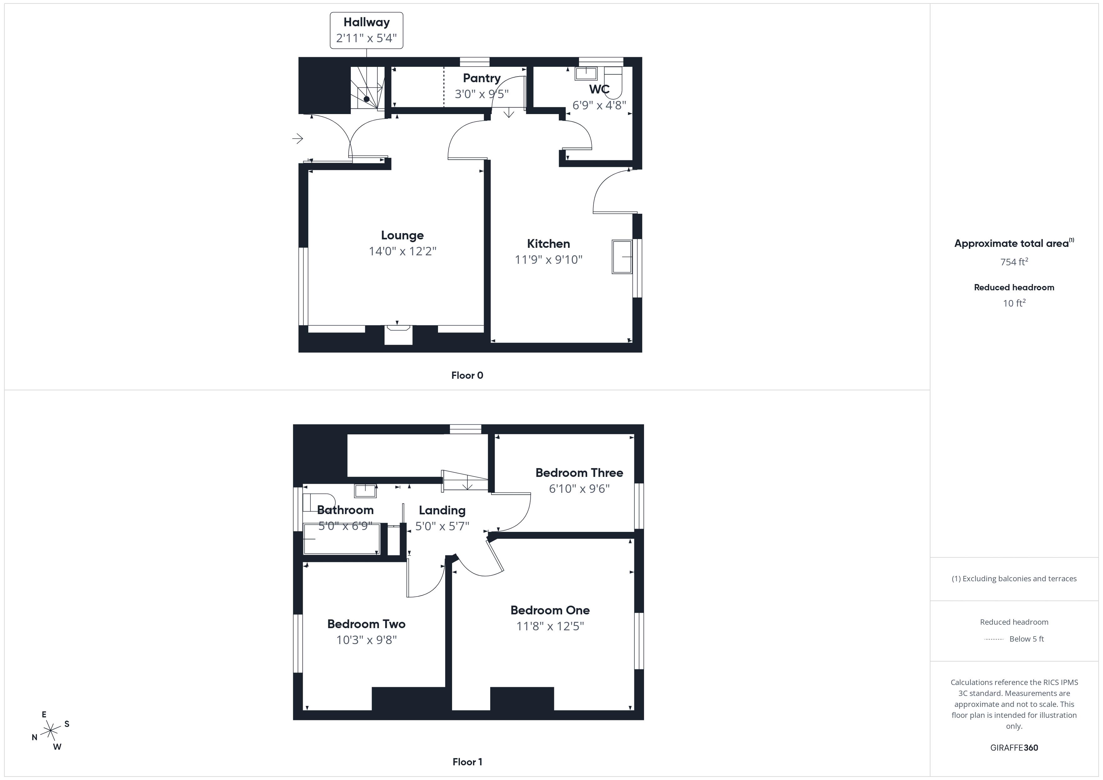 3 bed house for sale in Poplar Street, Ollerton, NG22 - Property Floorplan