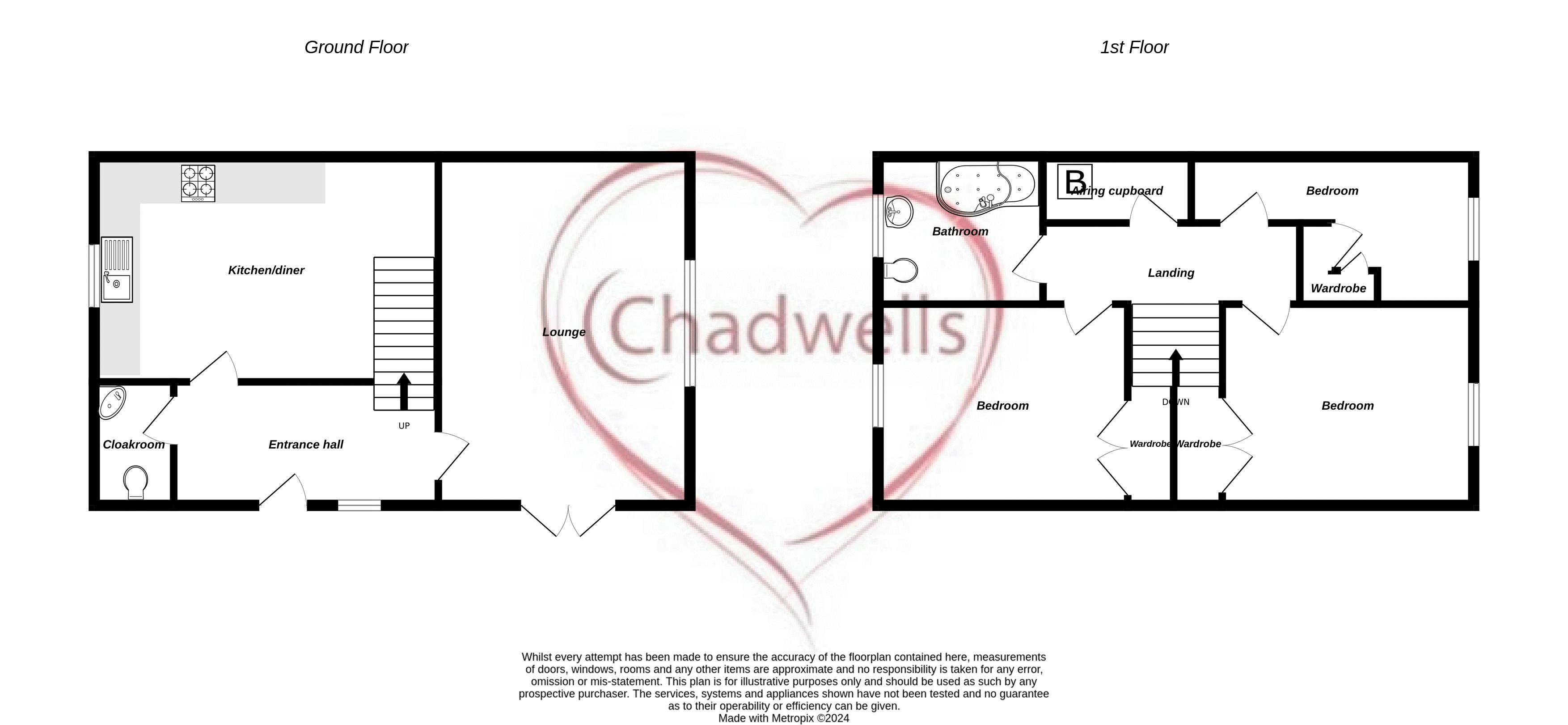 3 bed house for sale in Birkdale Avenue, Ollerton , NG22 - Property Floorplan