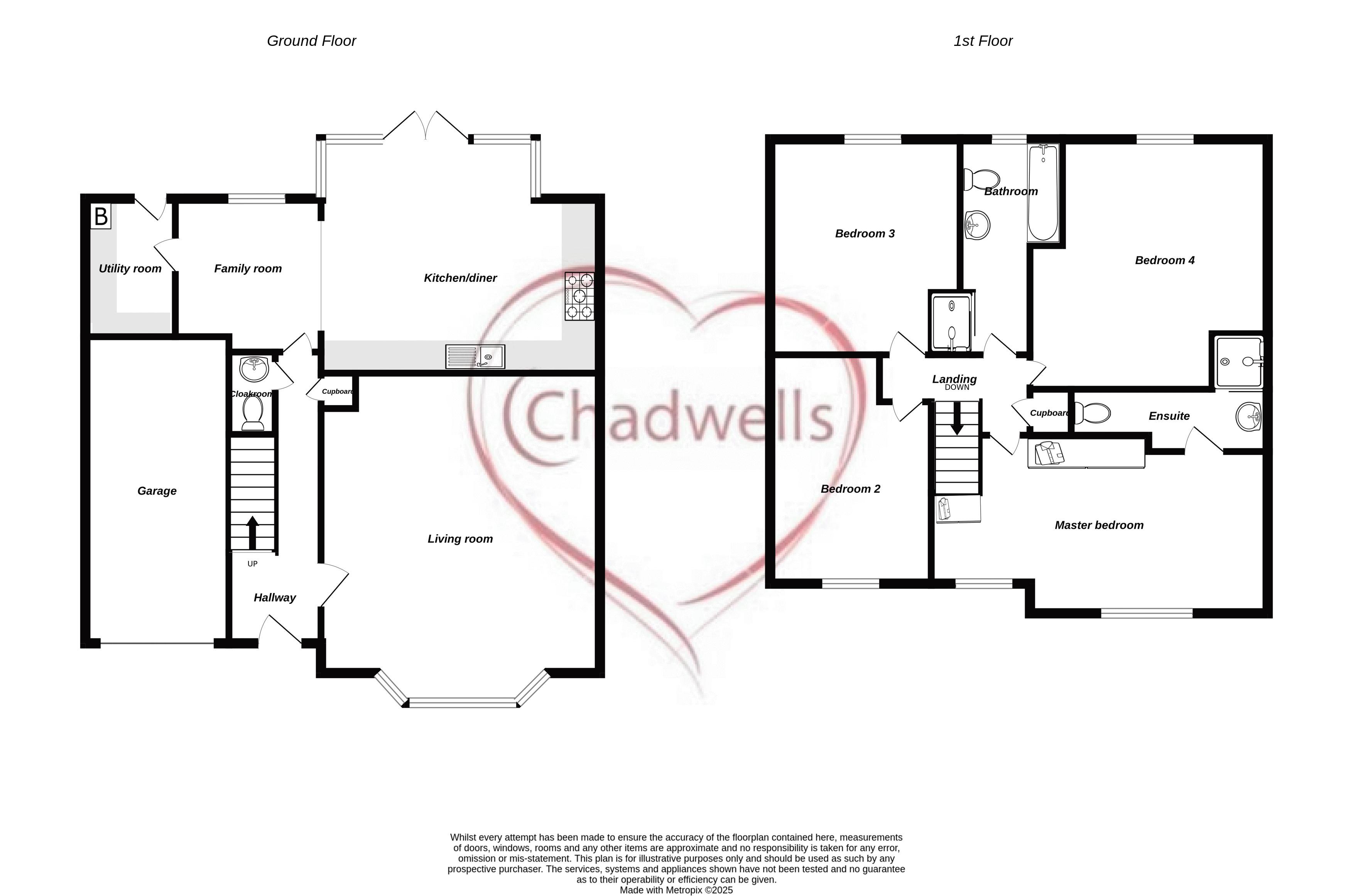 4 bed house for sale in Overman Drive, Edwinstowe, NG21 - Property Floorplan