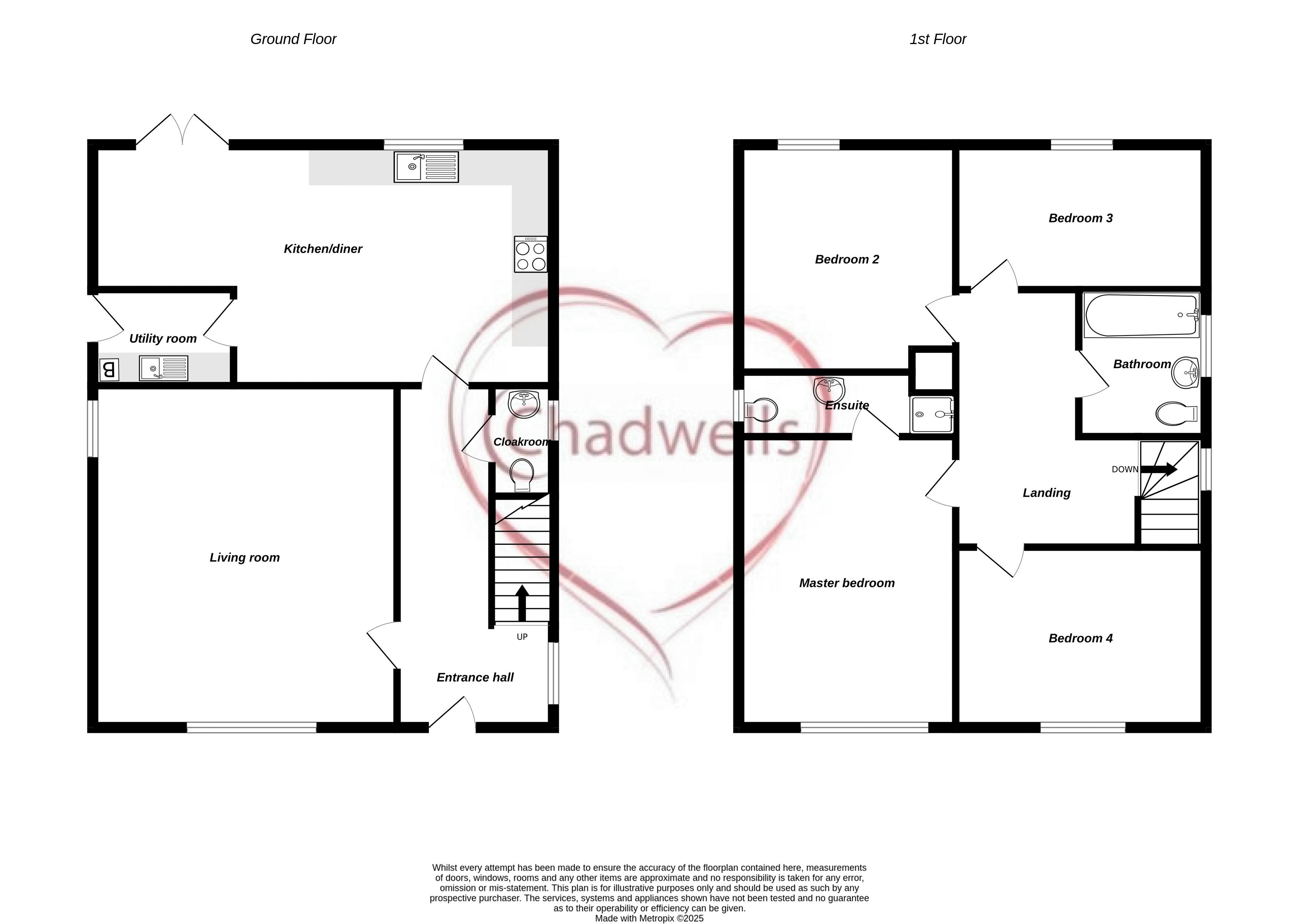 4 bed house for sale in Barley Close, Ollerton, NG22 - Property Floorplan