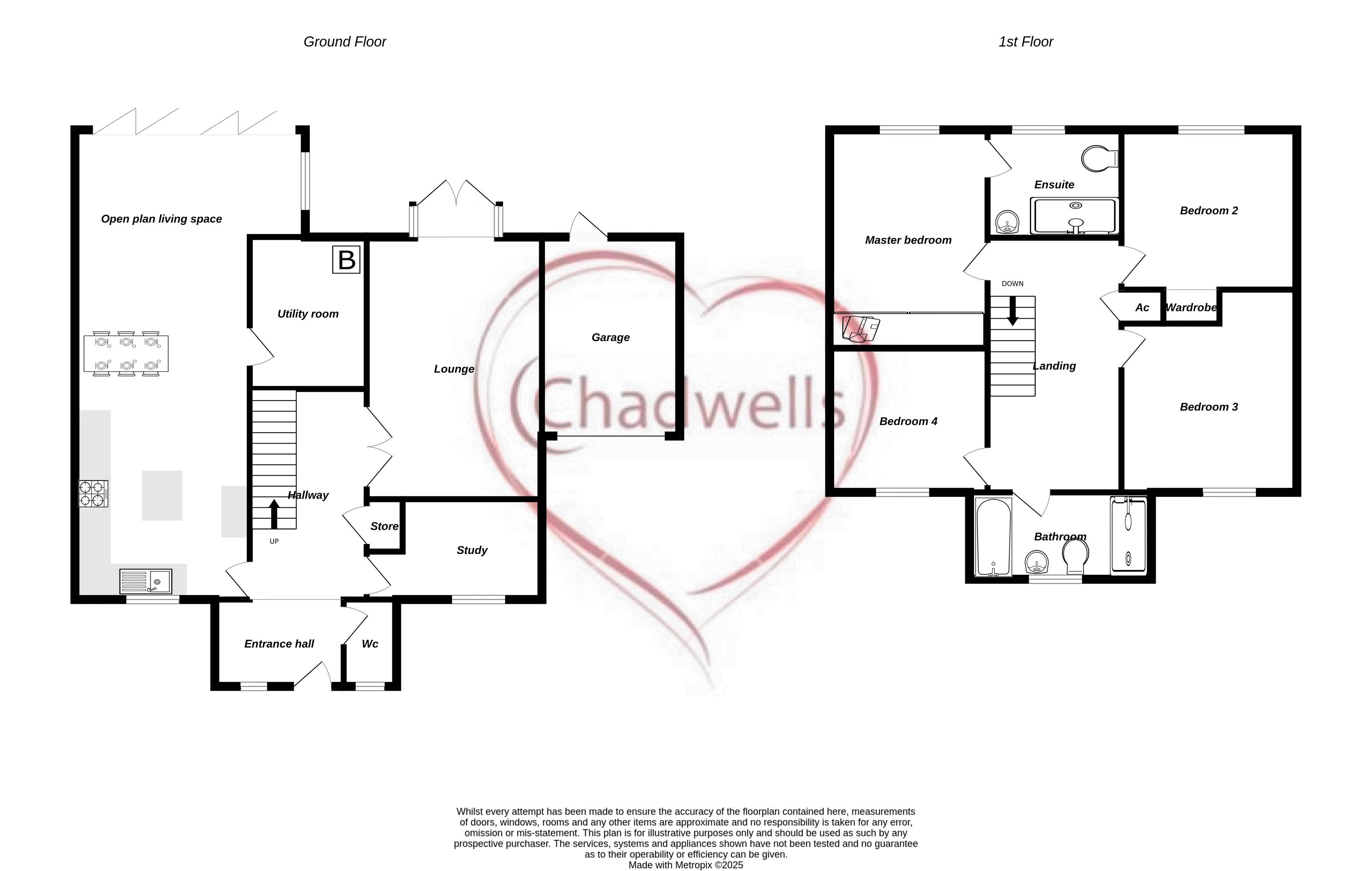 4 bed house for sale in Pensom Court, Ollerton, NG22 - Property Floorplan