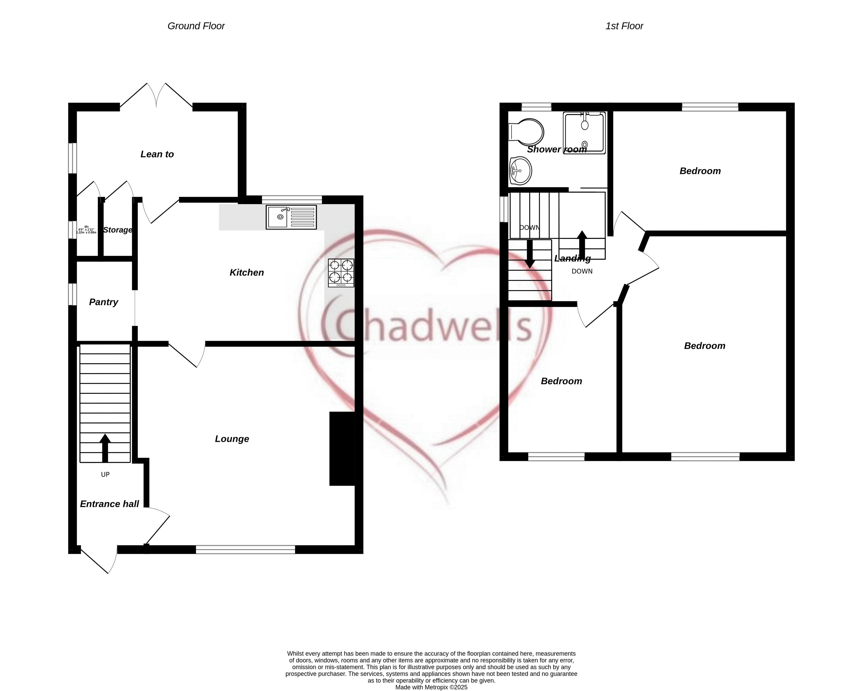 3 bed house for sale in Pine Avenue, Ollerton, NG22 - Property Floorplan