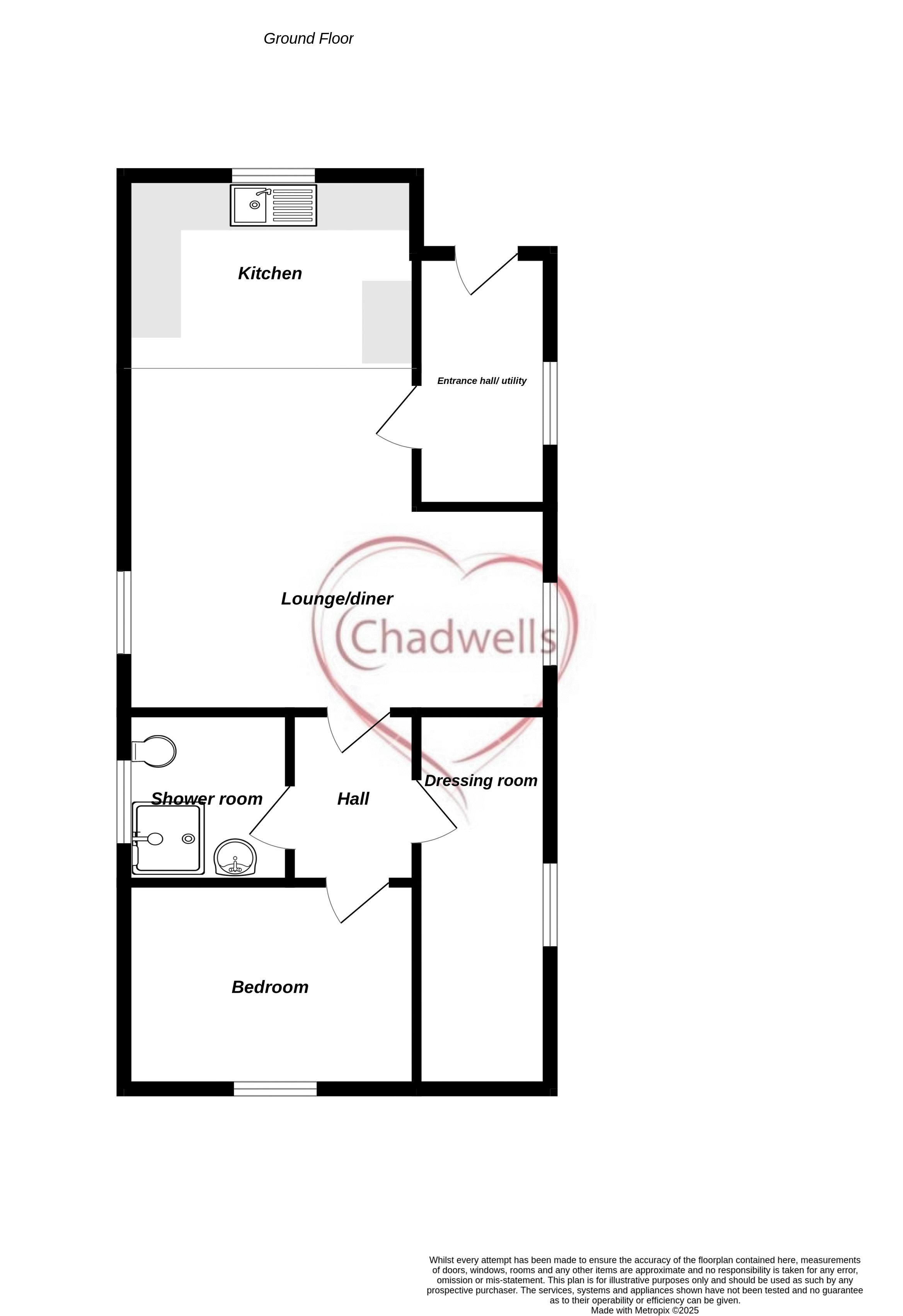 1 bed bungalow for sale in Sherwood Park, Newark, NG22 - Property Floorplan