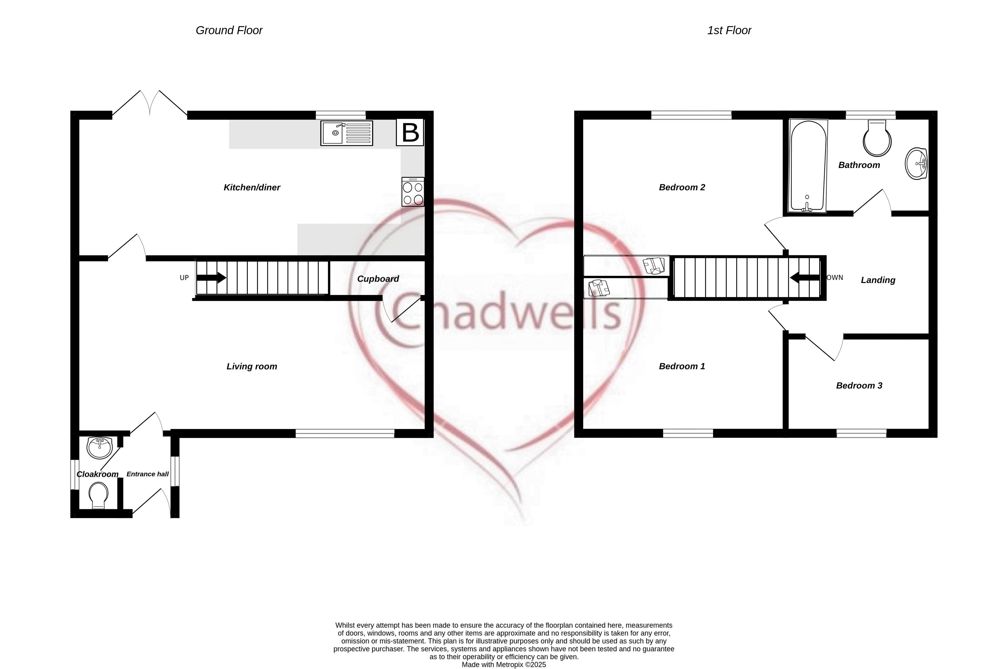 3 bed house to rent in Griffin Road, Ollerton, NG22 - Property Floorplan