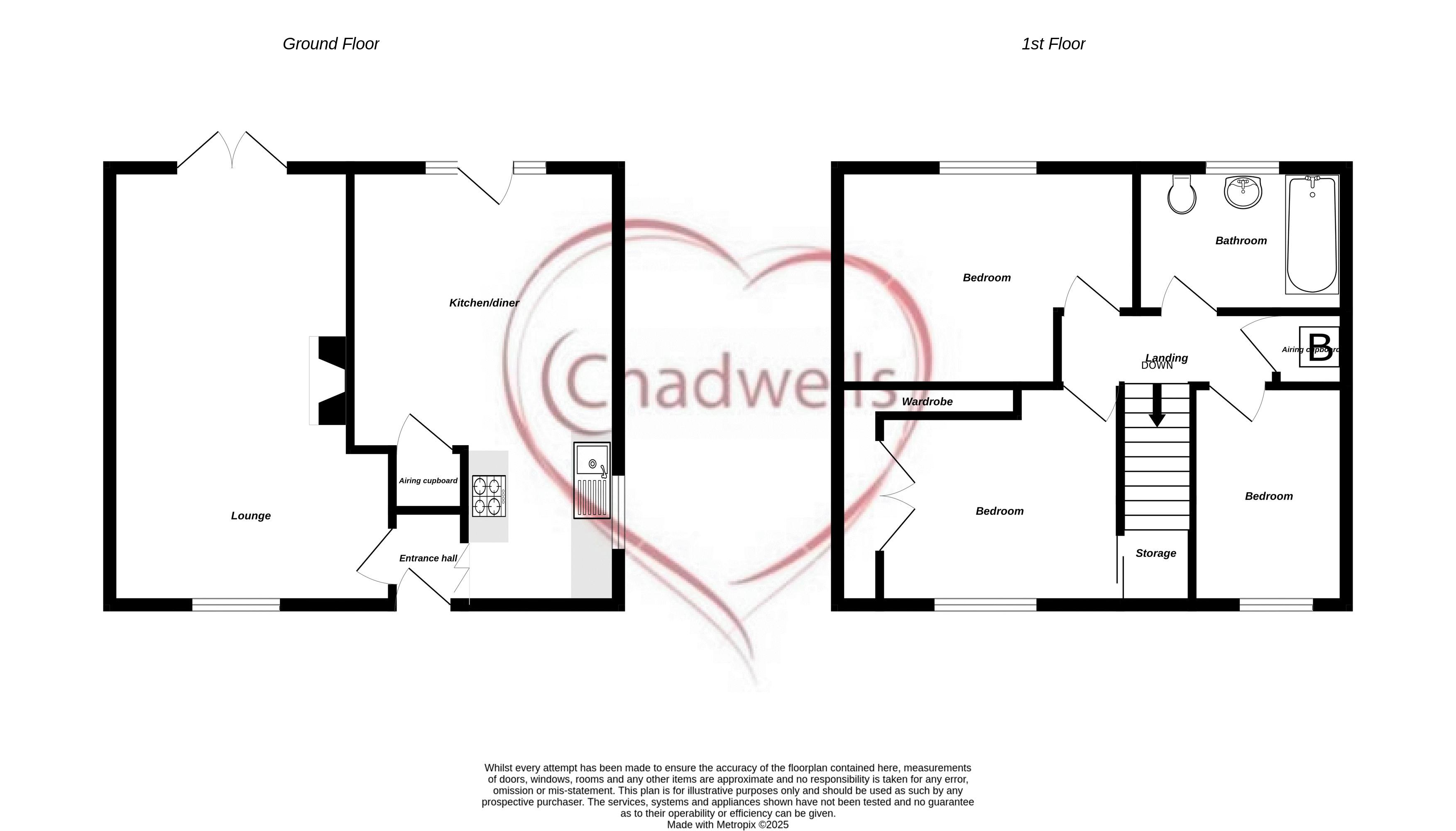 3 bed house for sale in The Markhams, Newark, NG22 - Property Floorplan