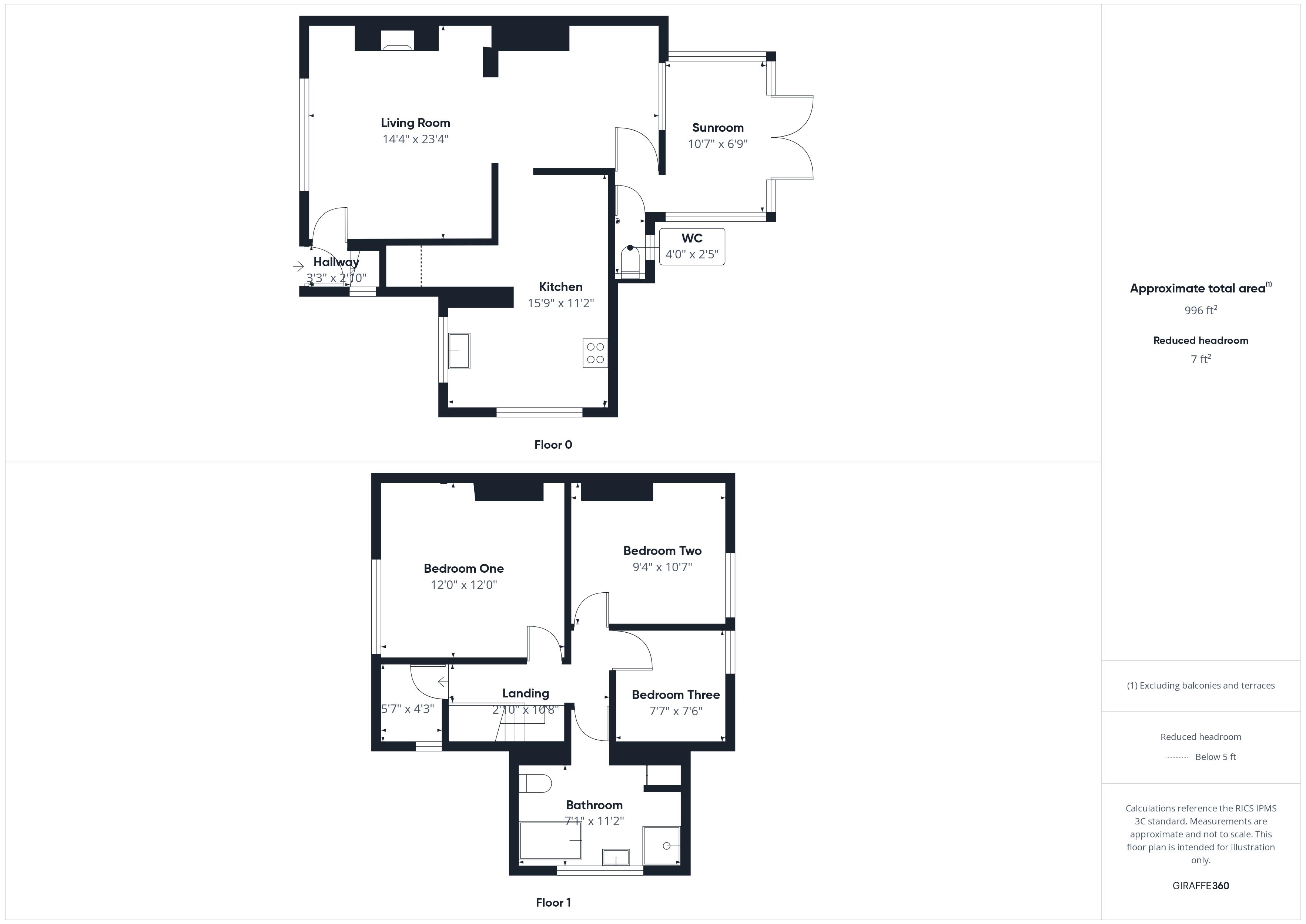 3 bed house for sale in Forest Road, Clipstone, NG21 - Property Floorplan