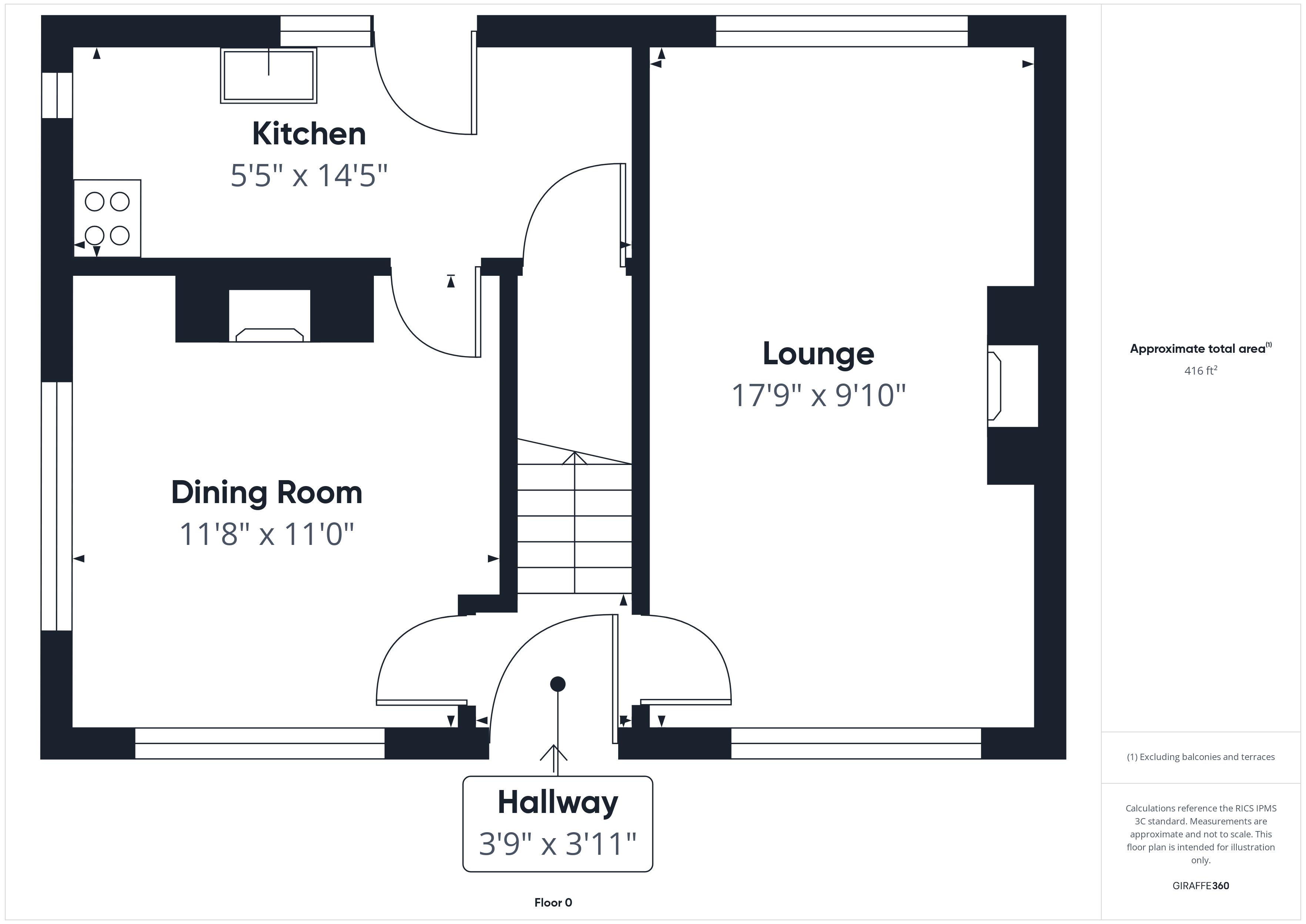 3 bed house for sale in Beardsley Road, Edwinstowe, NG21 - Property Floorplan
