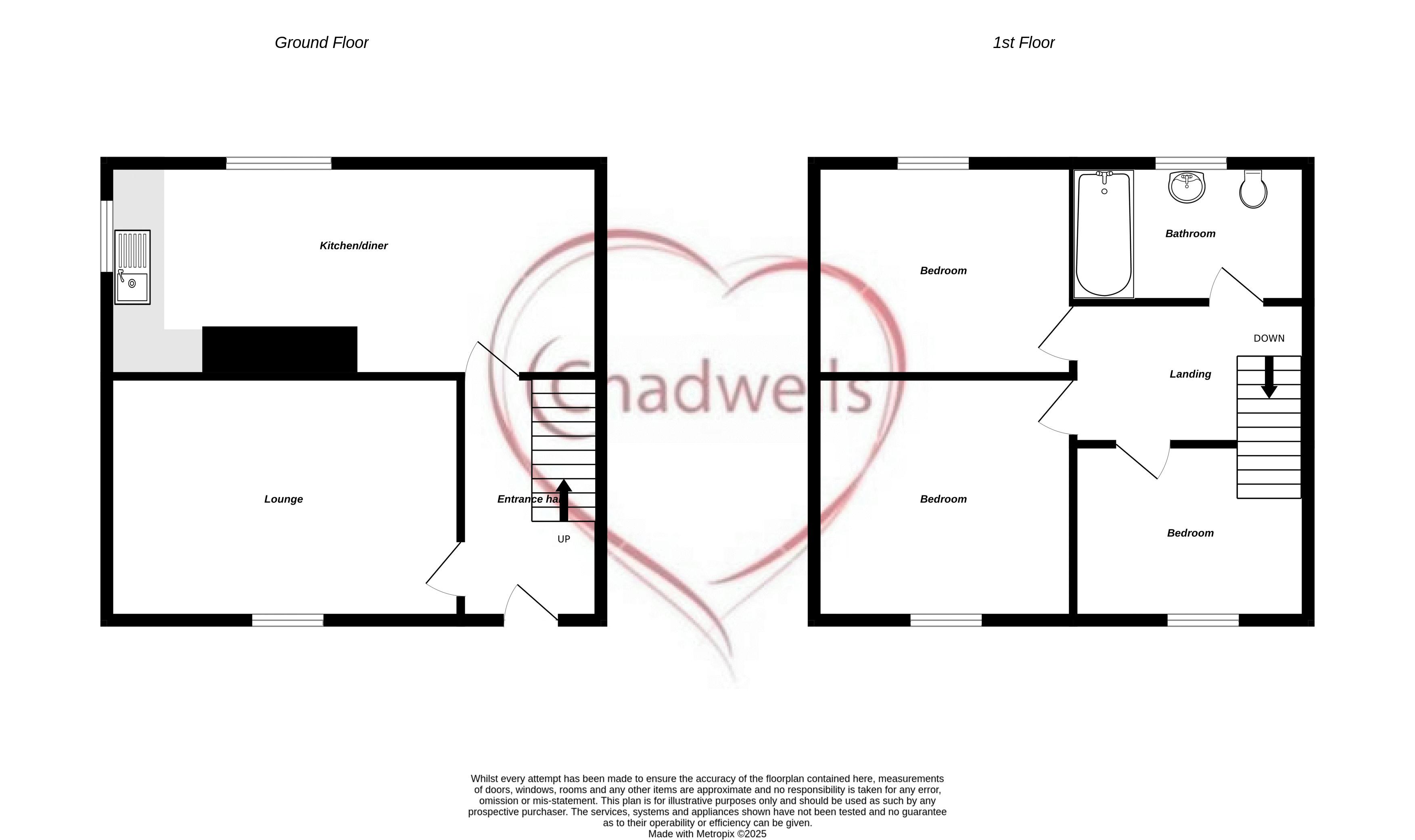 3 bed house for sale in Petersmith Drive, Ollerton, NG22 - Property Floorplan