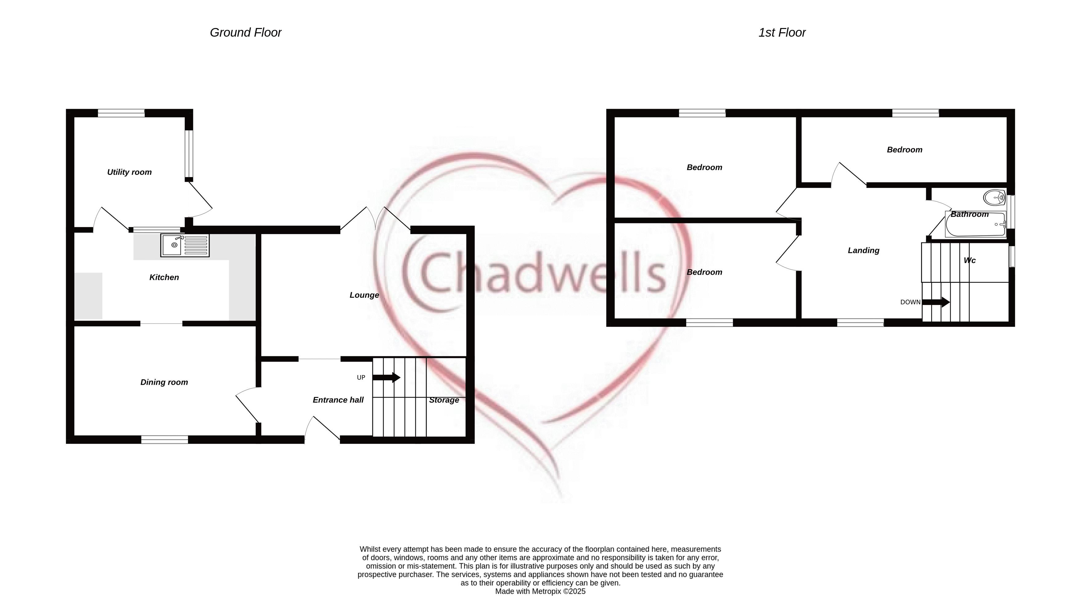 3 bed house to rent in Hawthorn Drive, Newark, NG22 - Property Floorplan