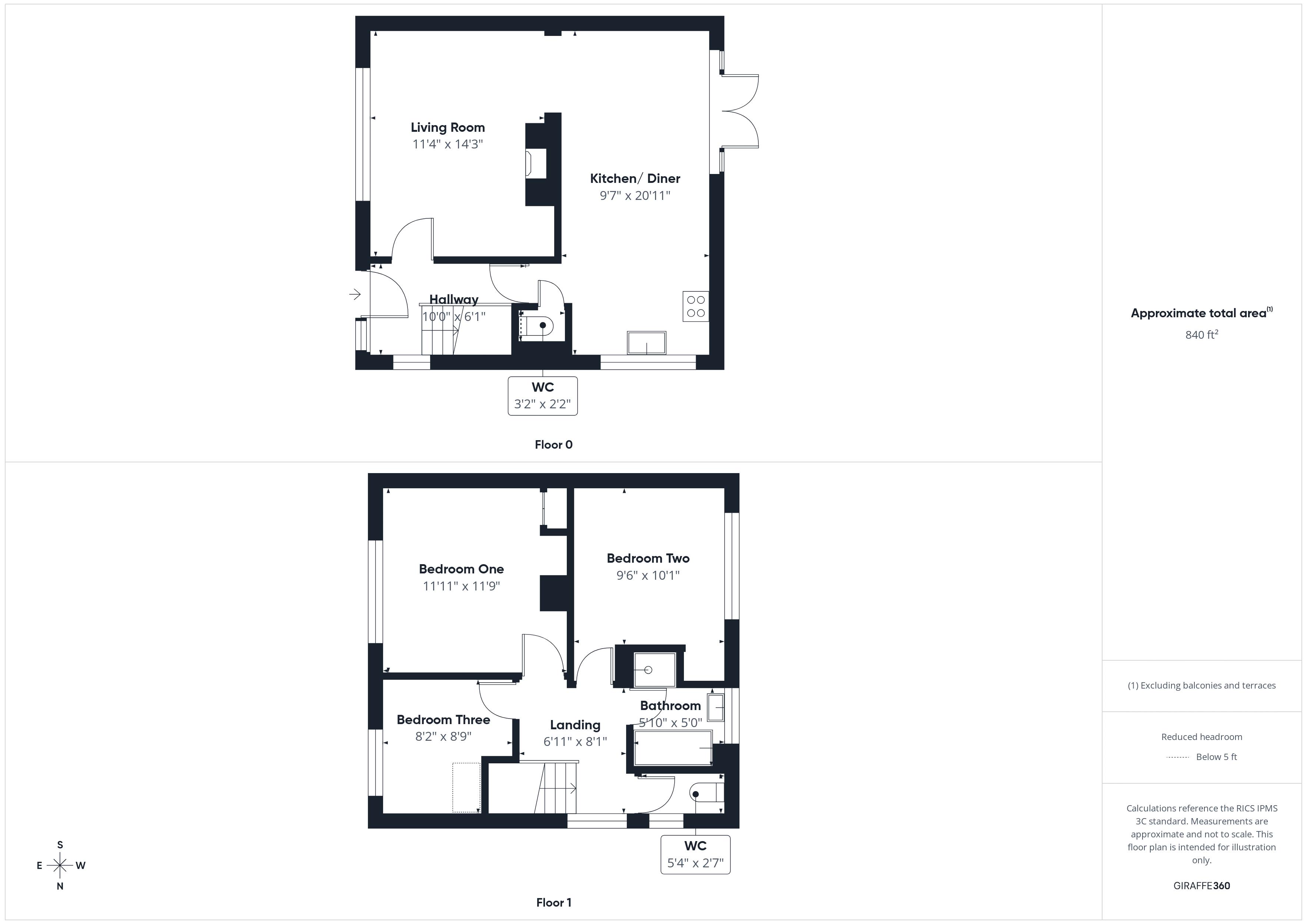 3 bed house for sale in Hawthorn Drive, Newark, NG22 - Property Floorplan