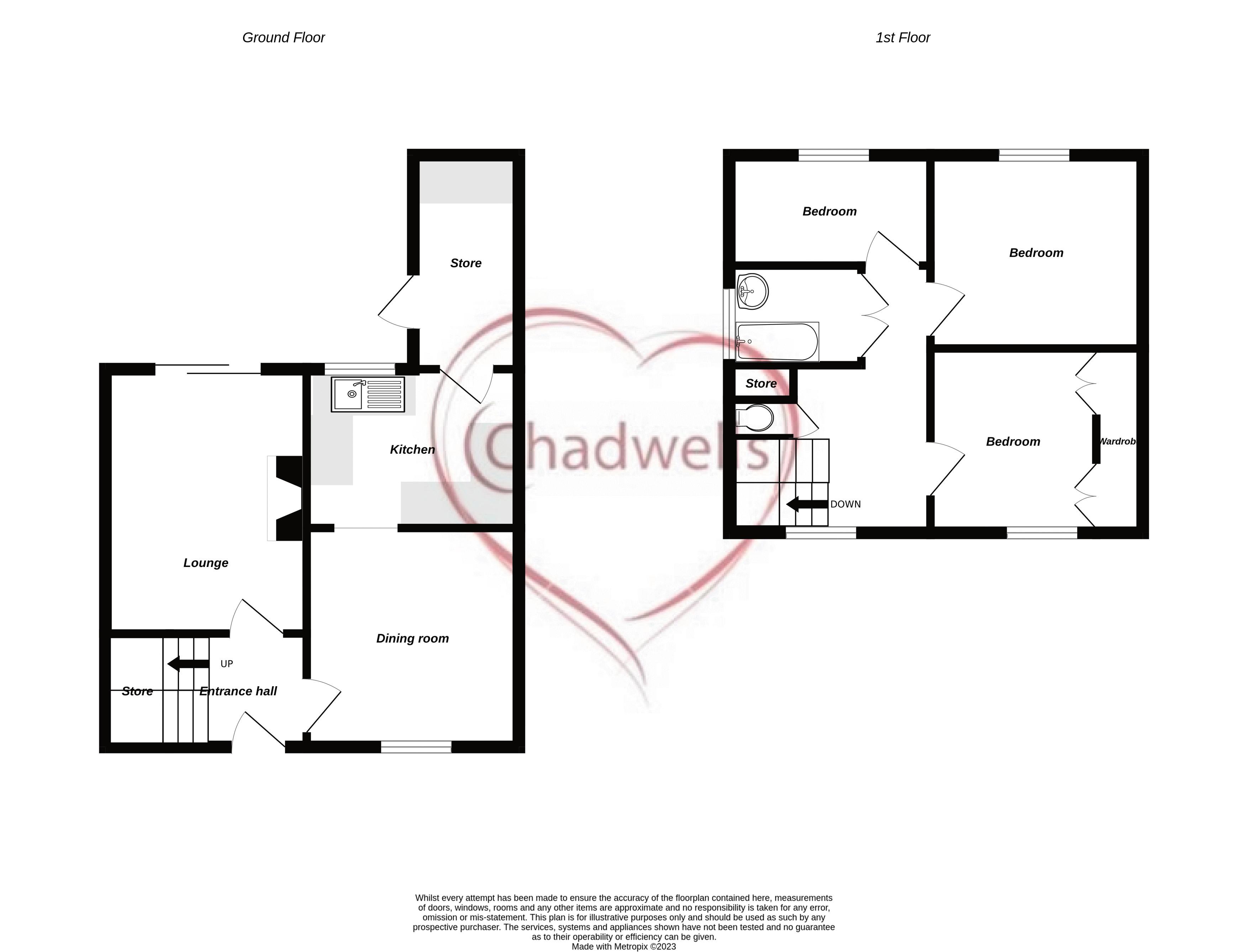 3 bed house to rent in Hawthorn Drive, Ollerton, NG22 - Property Floorplan