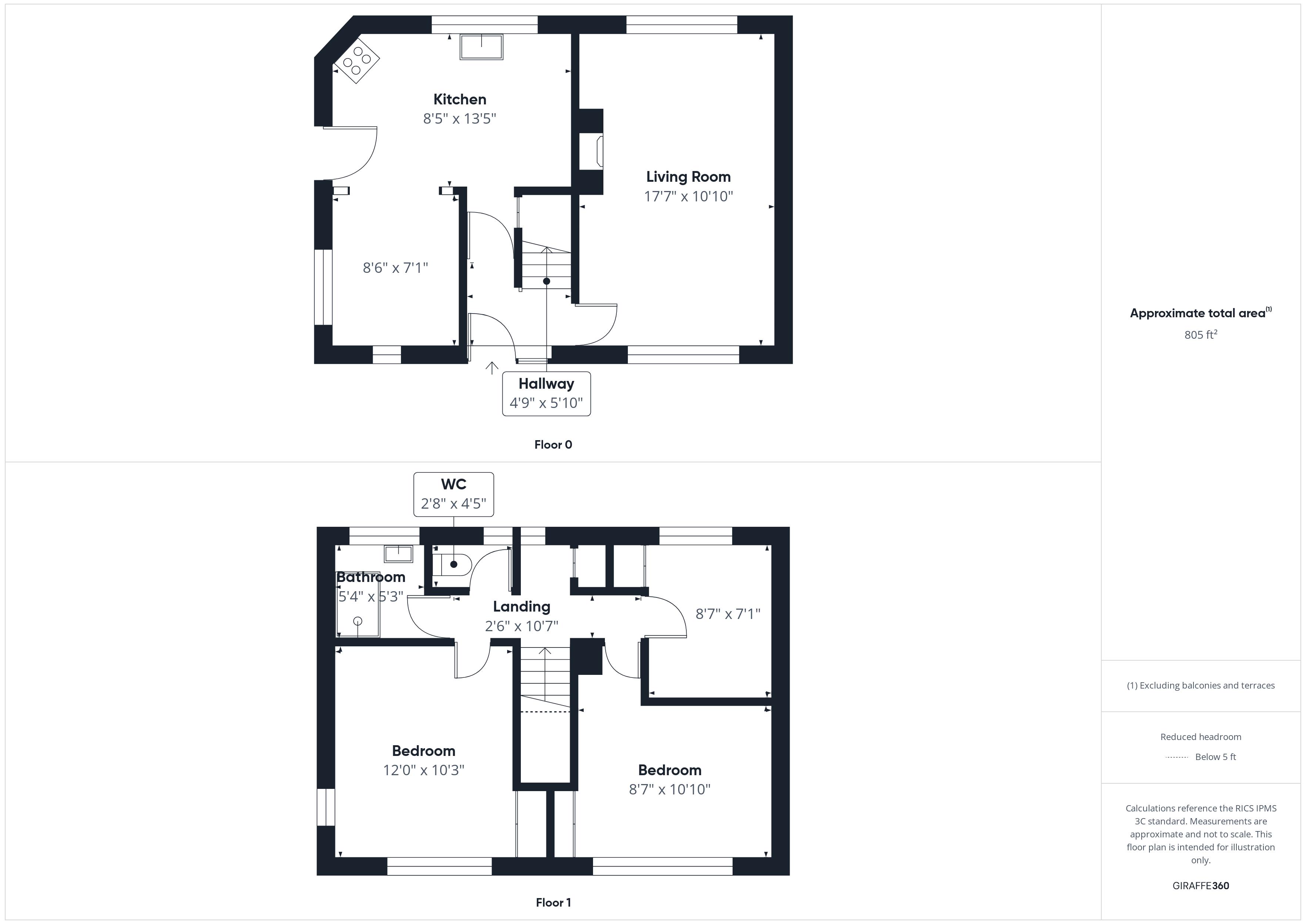 3 bed house for sale in Abbey Road, Edwinstowe, NG21 - Property Floorplan