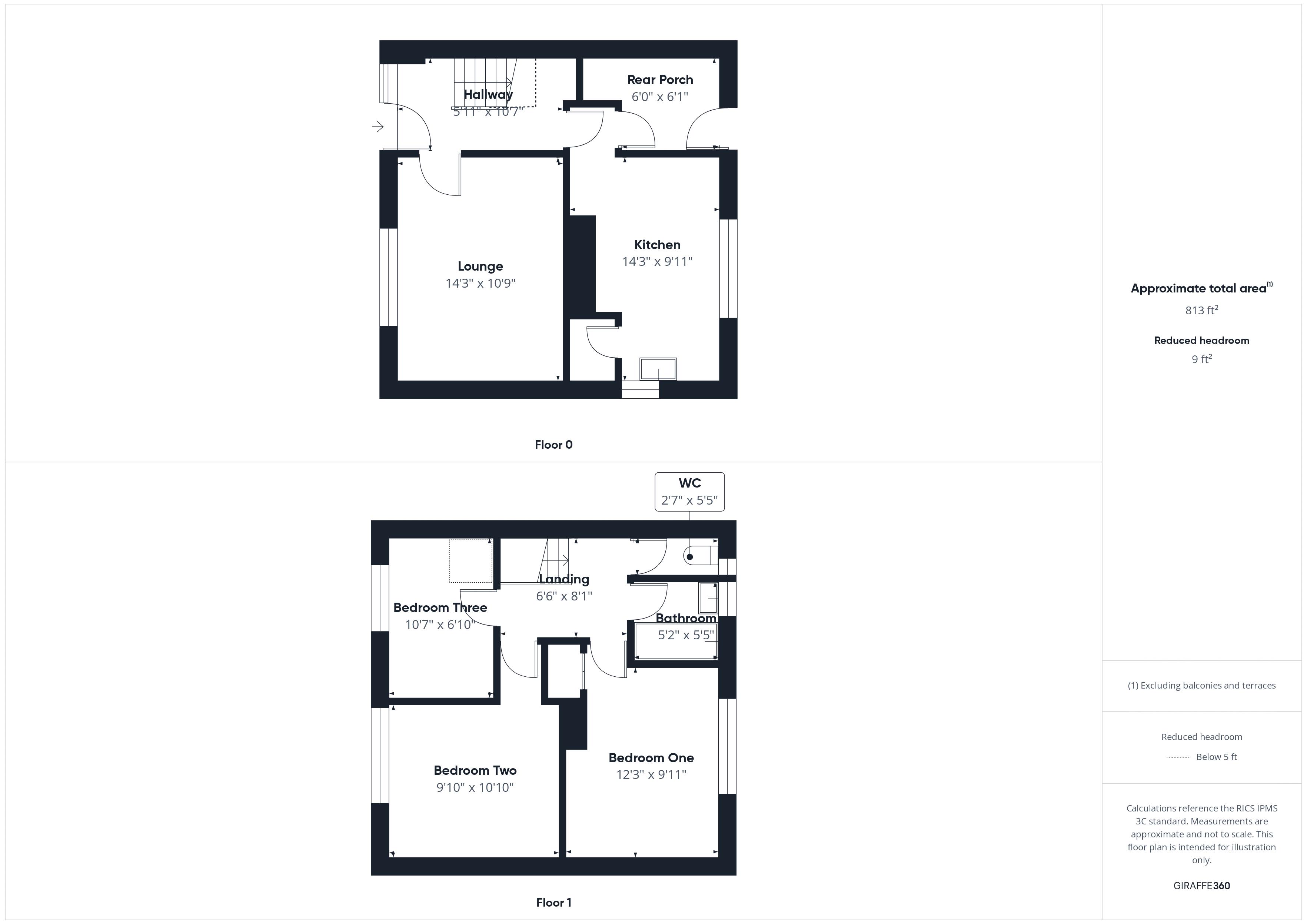 3 bed house for sale in Breck Bank, Ollerton, NG22 - Property Floorplan