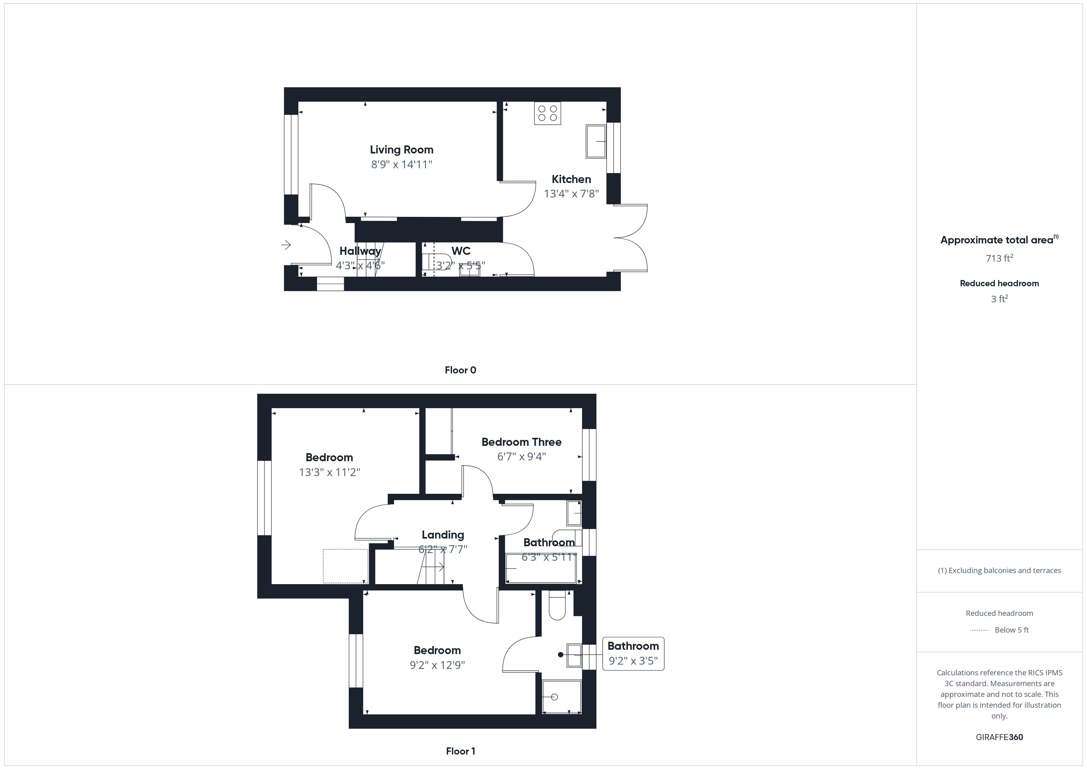 3 bed house for sale in Banksman Way, Newark, NG22 - Property Floorplan