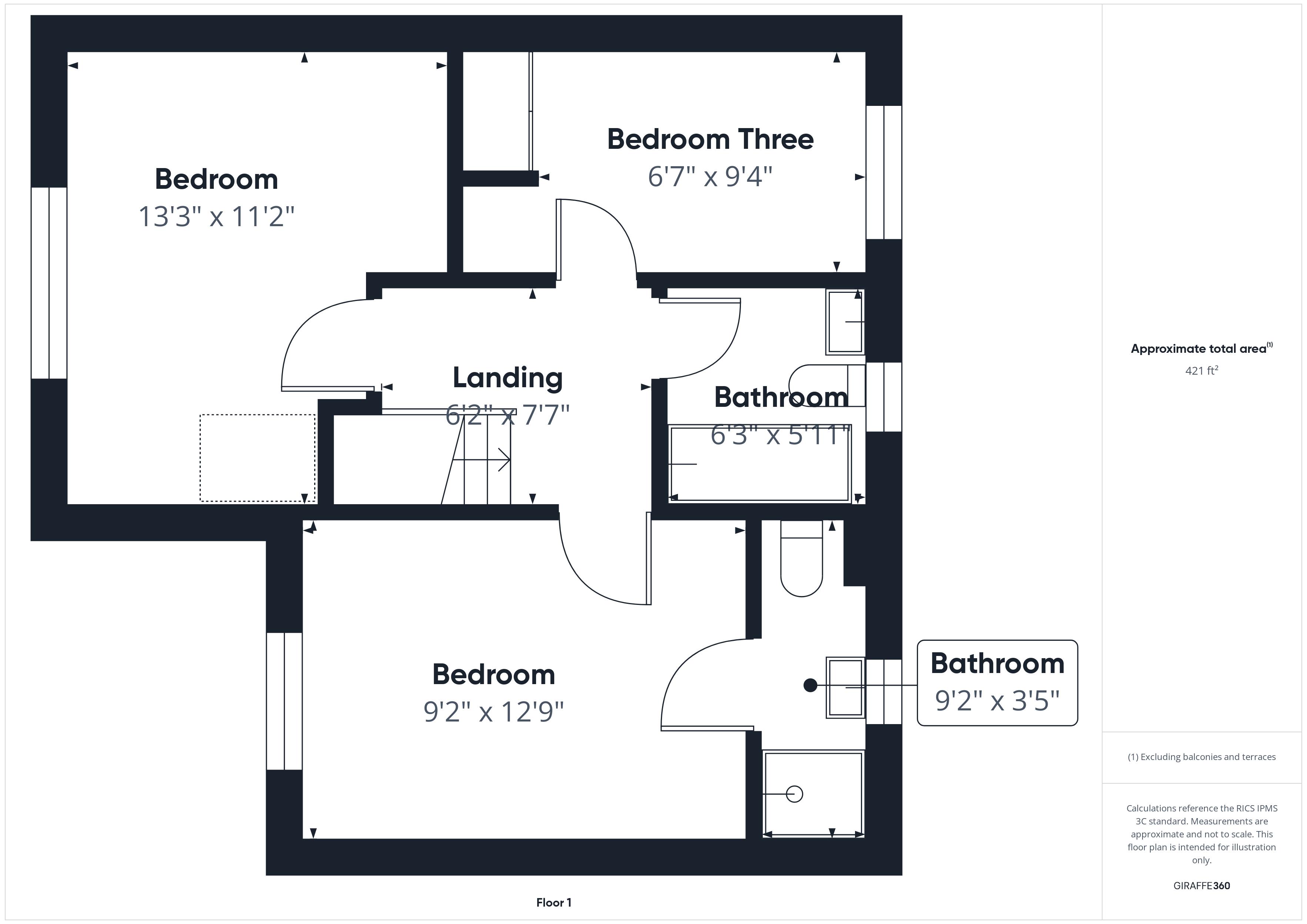 3 bed house for sale in Banksman Way, Newark, NG22 - Property Floorplan