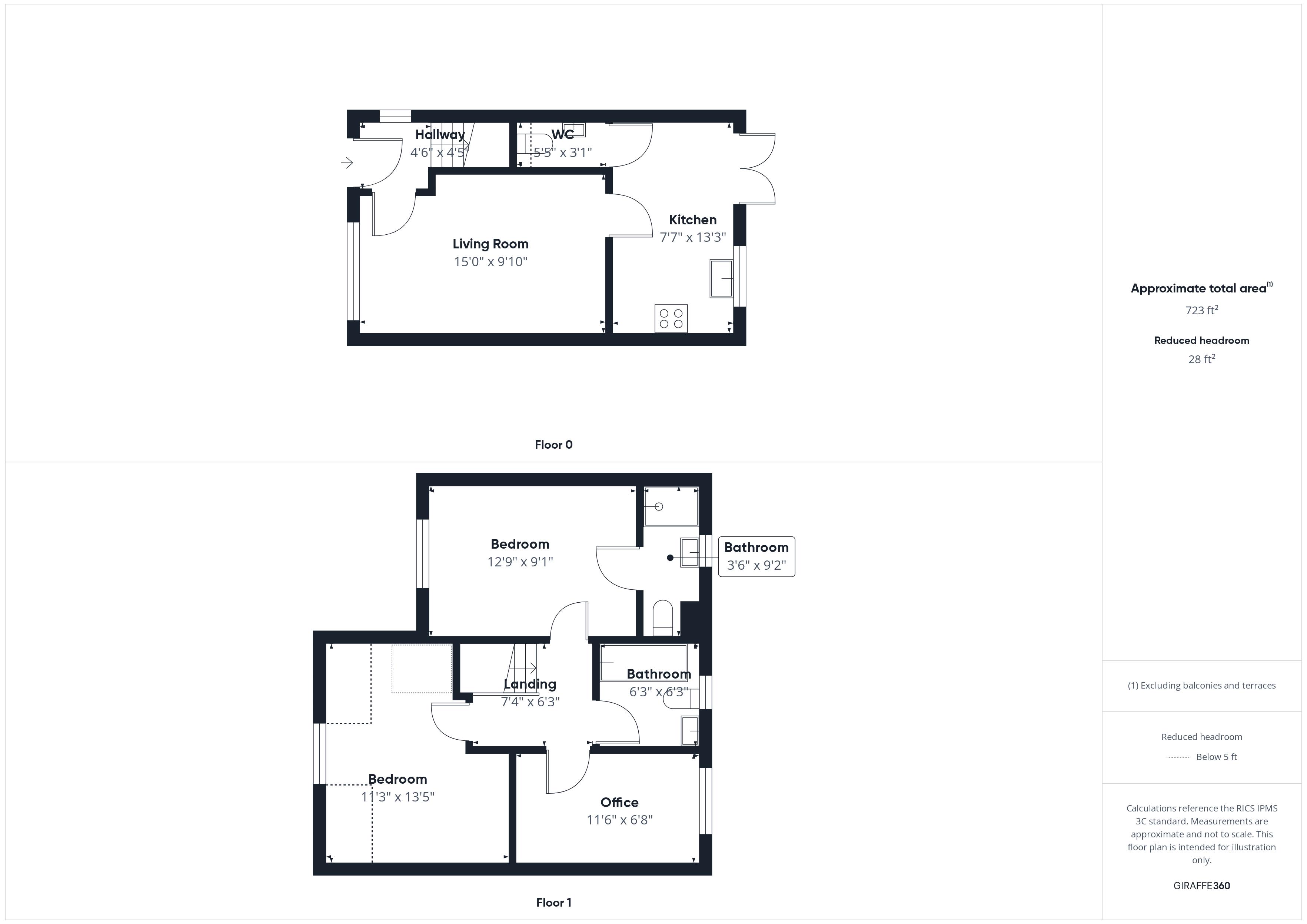 3 bed house for sale in Swan Lane, Ollerton, NG22 - Property Floorplan