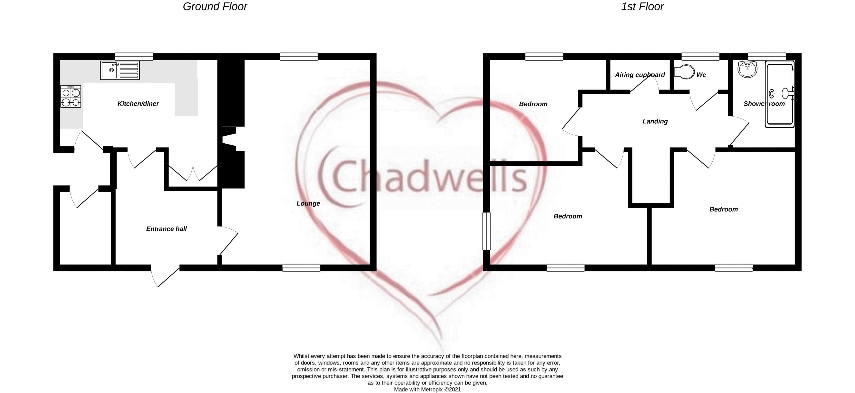 3 bed house to rent in Breck Bank, Ollerton, NG22 - Property Floorplan