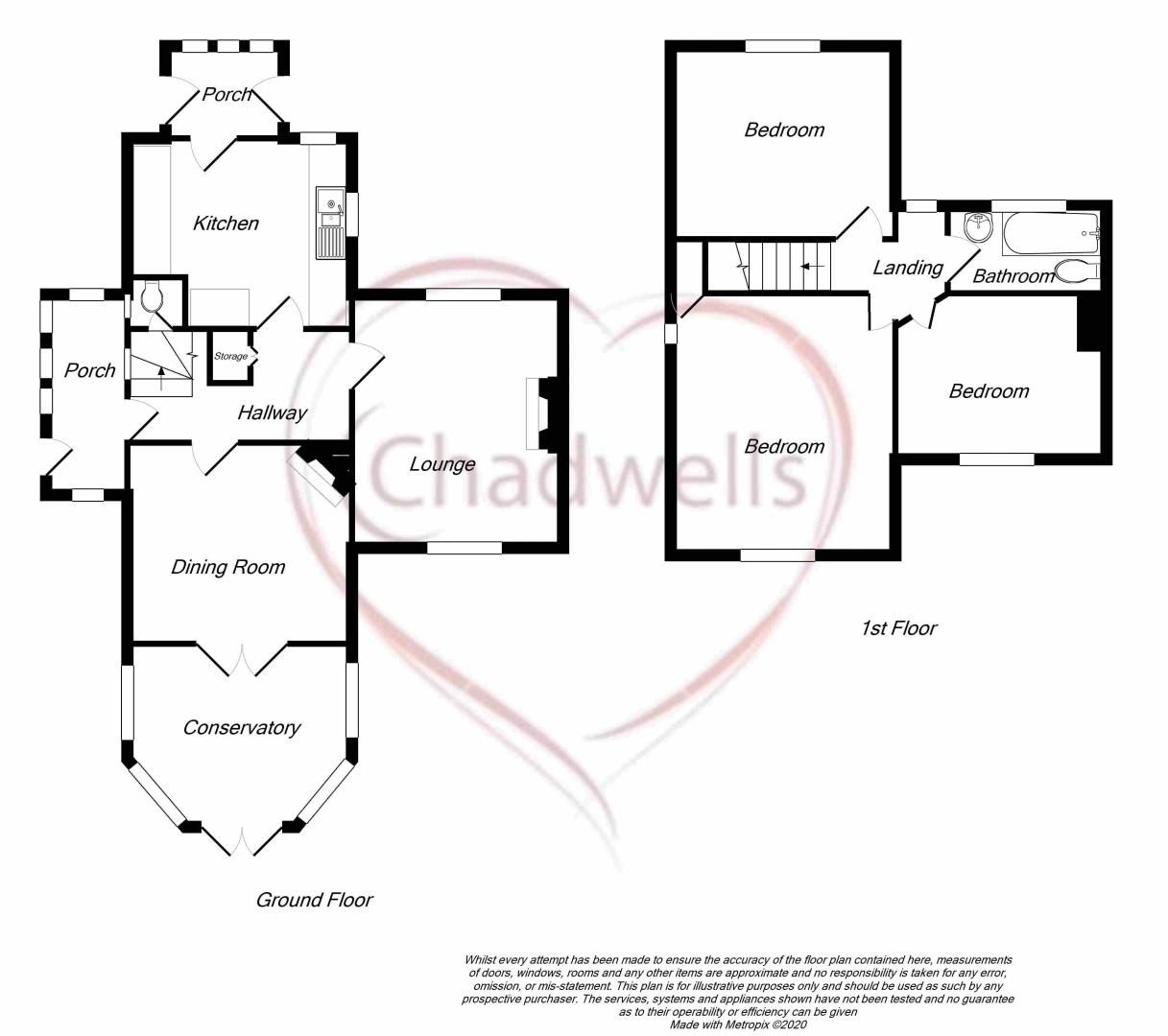 3 bed house for sale in Waterworks Drive, Kings Clipstone, NG21 - Property Floorplan