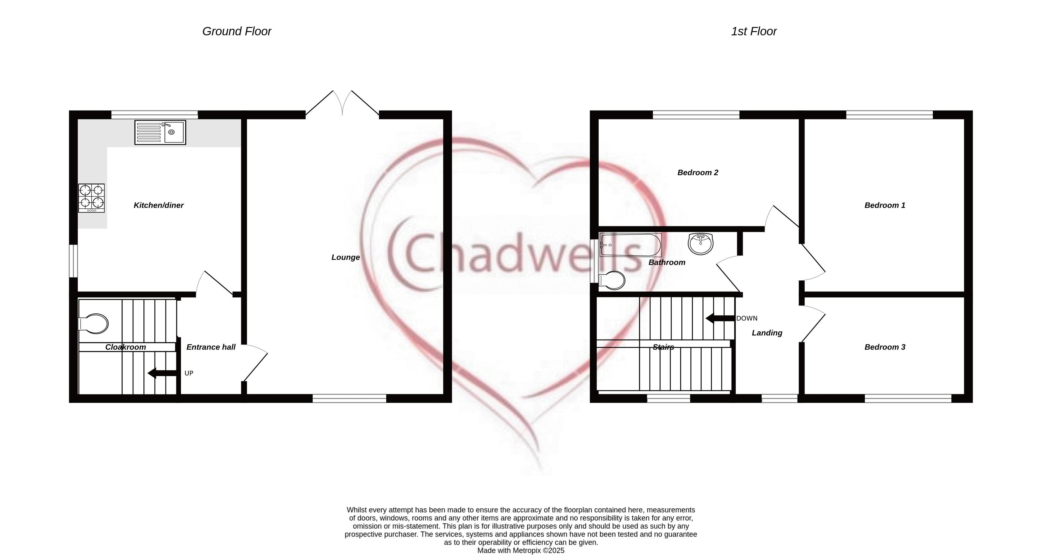 3 bed house to rent in Forest Road, New Ollerton, NG22 - Property Floorplan